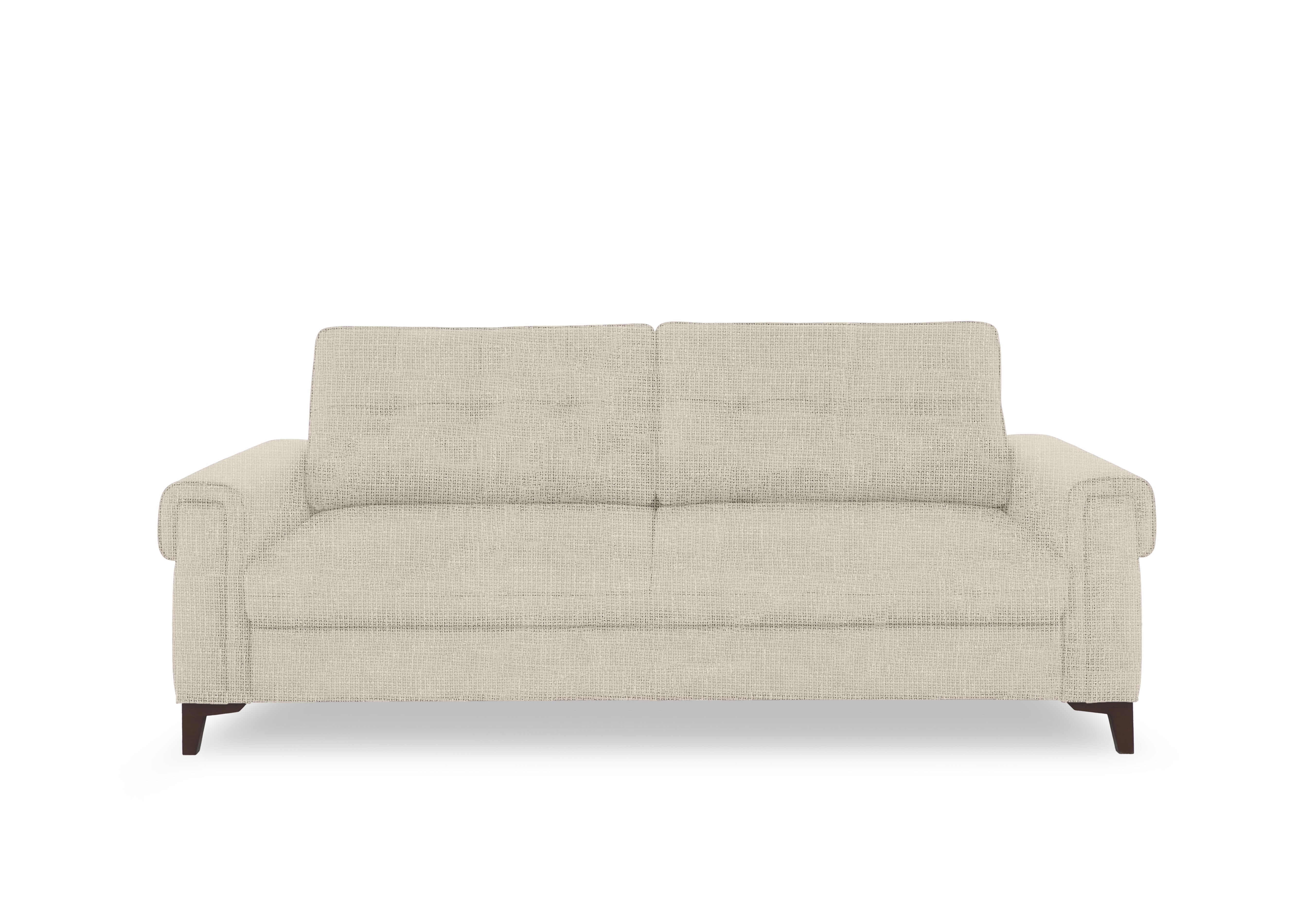 Zoom Fabric 3 Seater Sofa Bed in Weave Stone We-0102 on Furniture Village