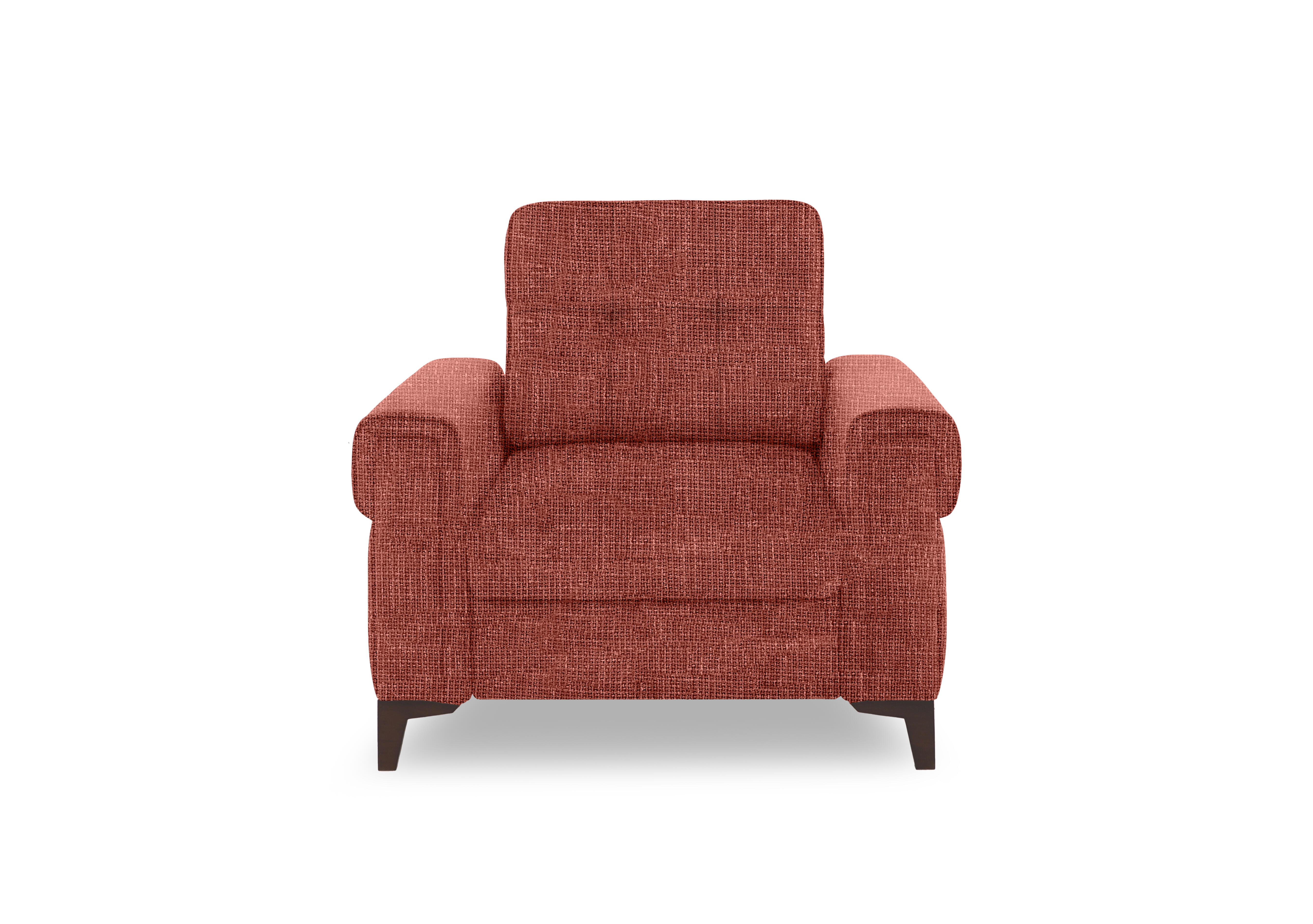 Zoom Fabric Armchair in Halifax Red Maple Hf-0105 on Furniture Village