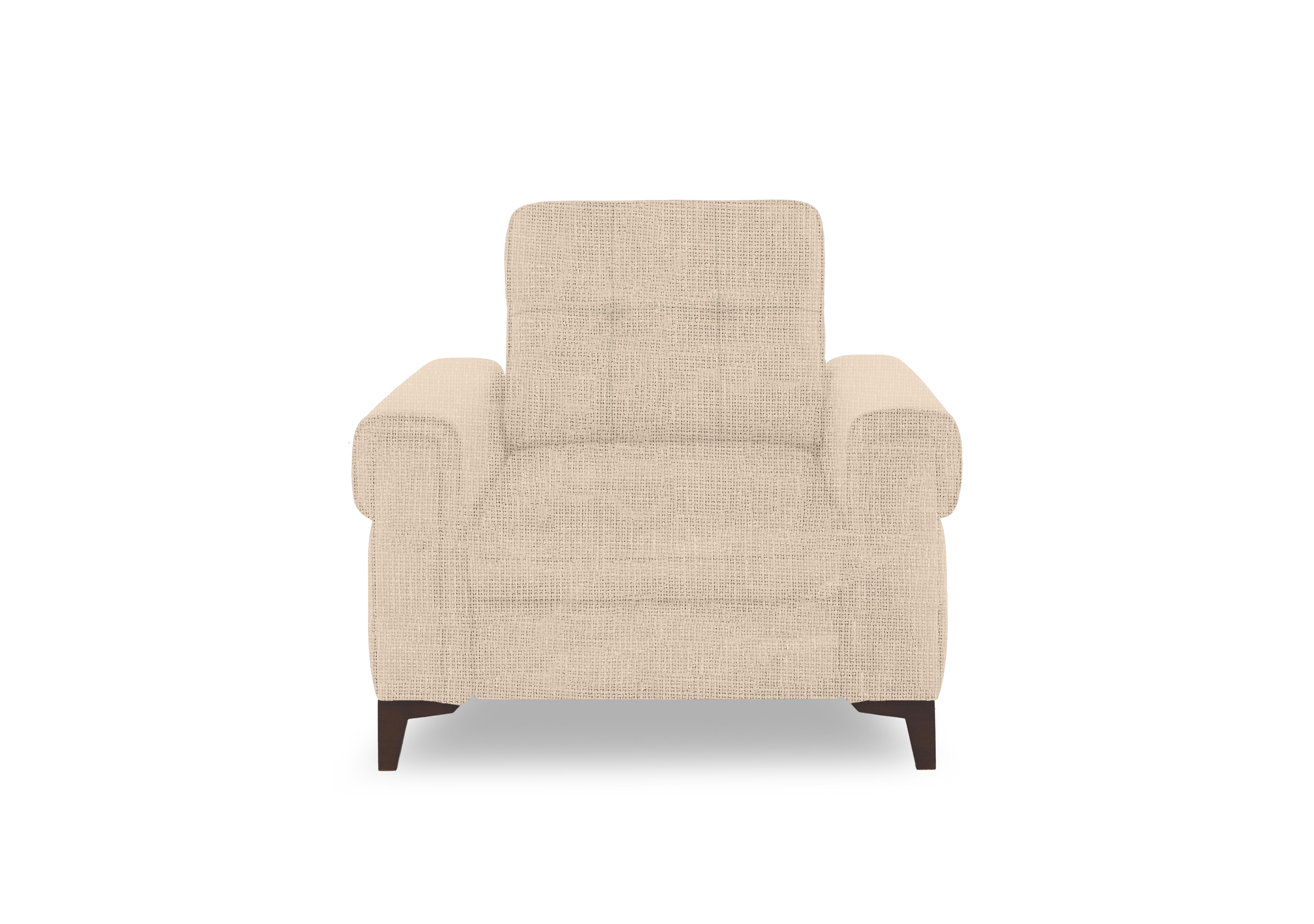 Zoom Fabric Armchair in Weave Oatmeal We-0101 on Furniture Village