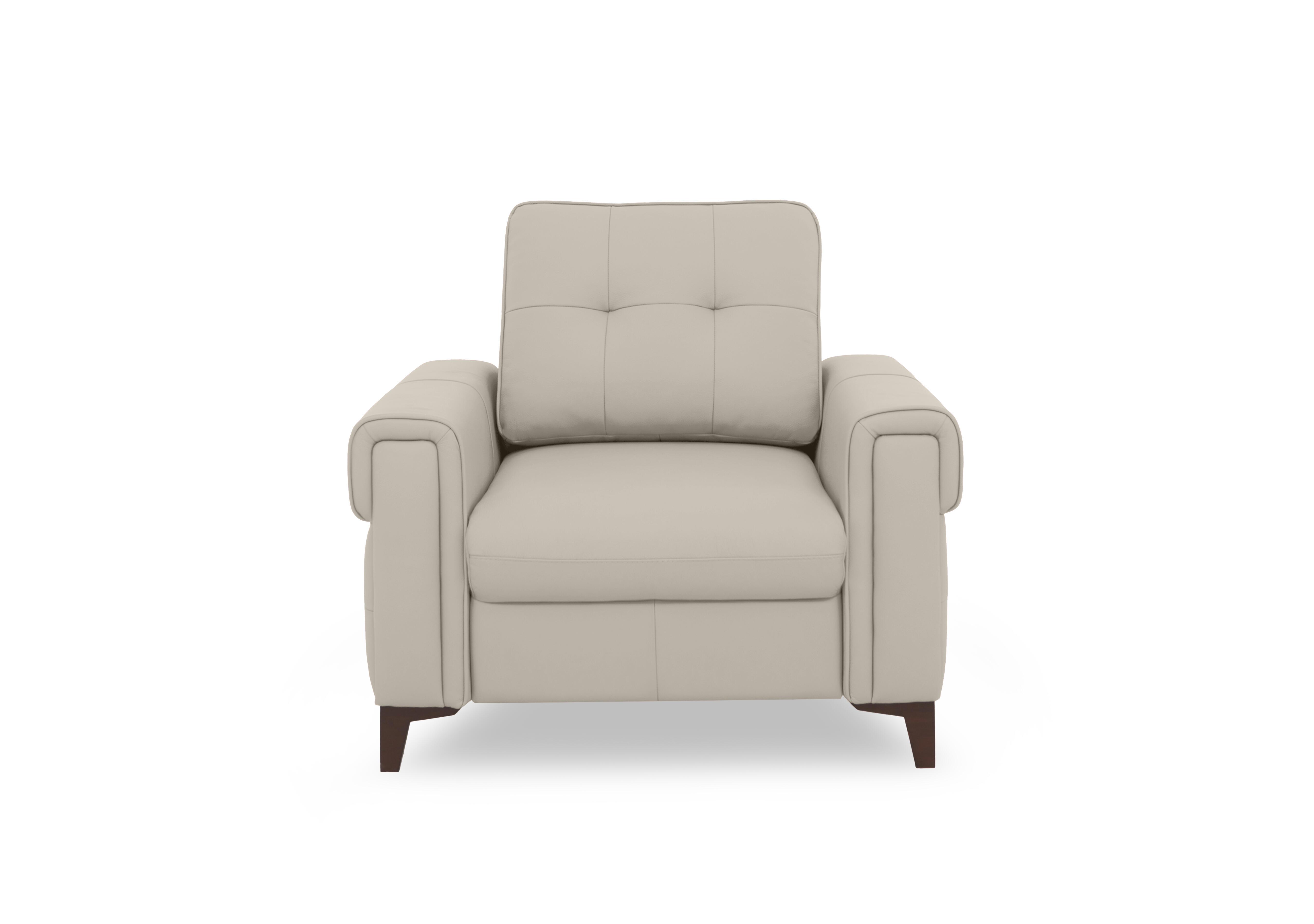 Zoom Leather Chair Sofa Bed in Sand Le-9303 on Furniture Village