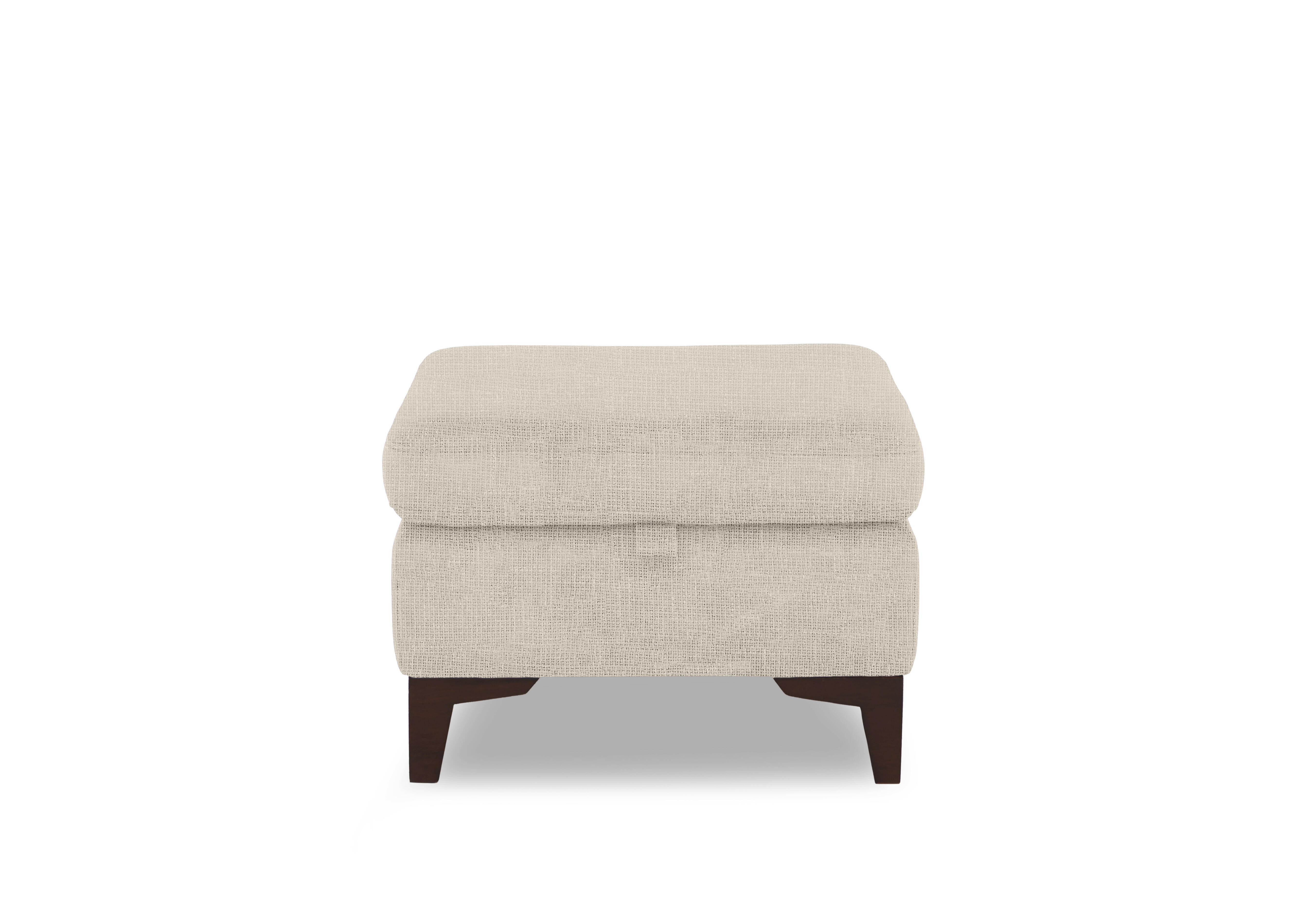 Zoom Fabric Storage Footstool in Weave Stone We-0102 on Furniture Village
