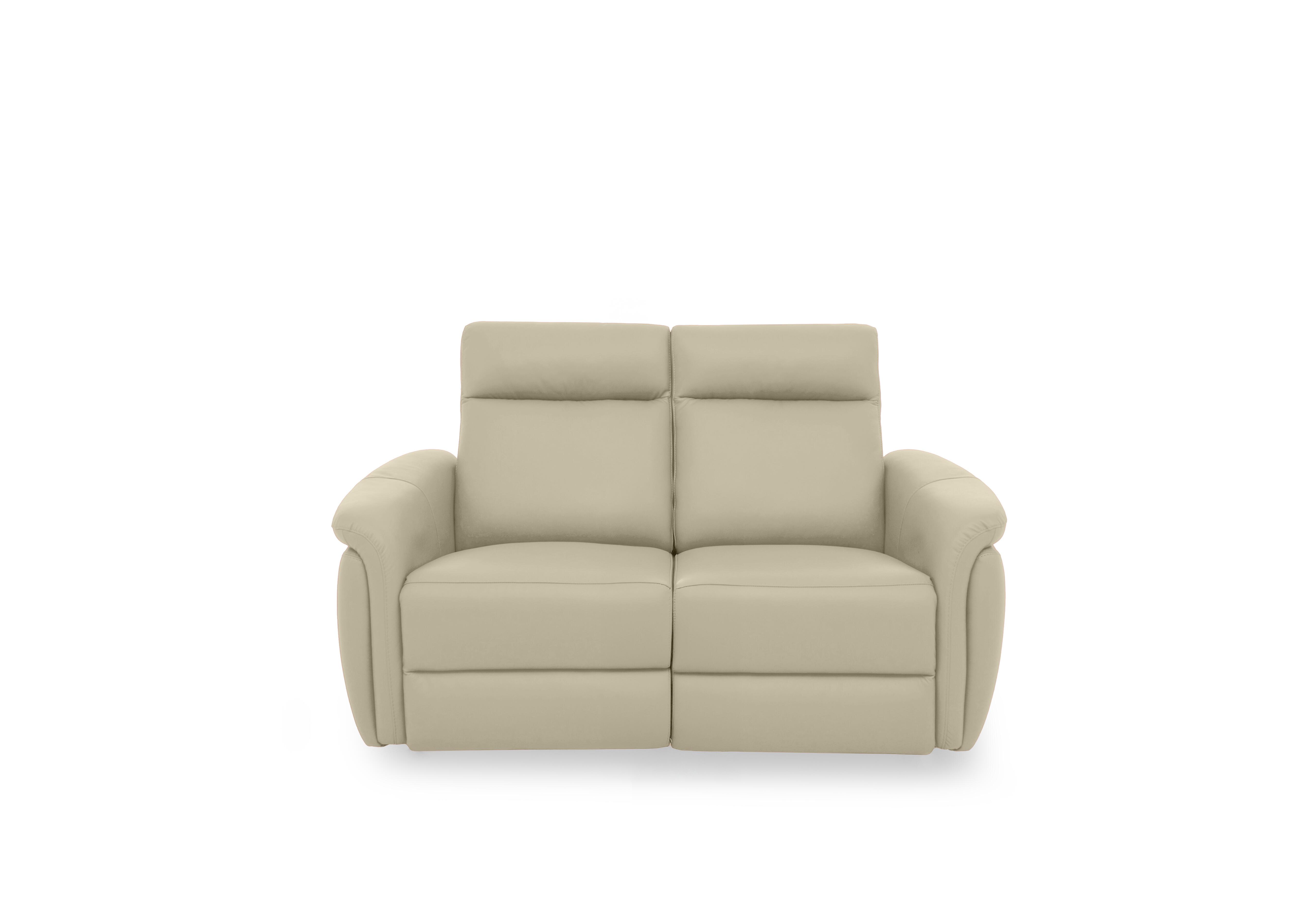 Dublin Leather 2 Seater Sofa in Natural Sand La-4827 on Furniture Village
