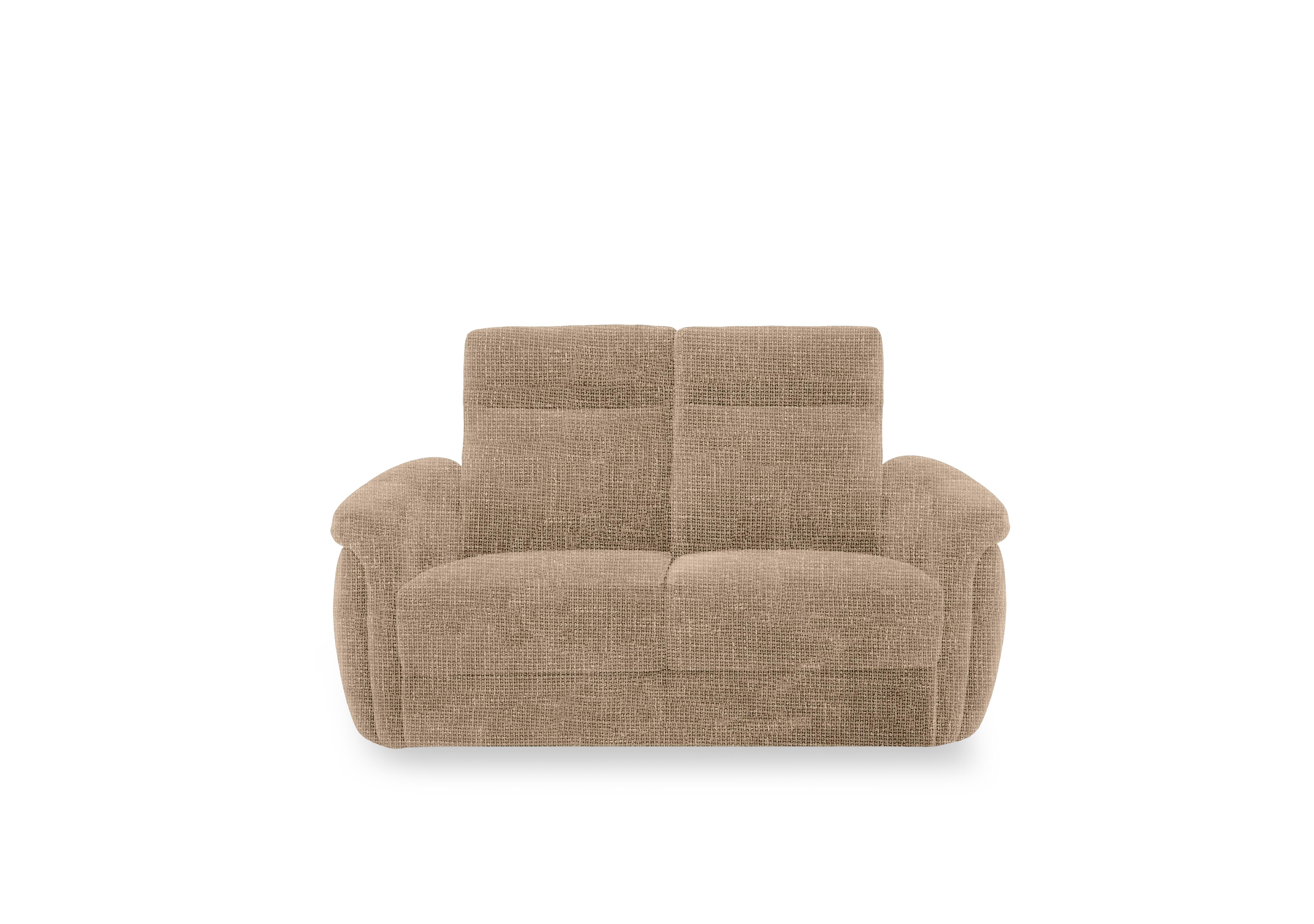 Dublin Fabric 2 Seater Sofa in Weave Cocoa We-0103 on Furniture Village