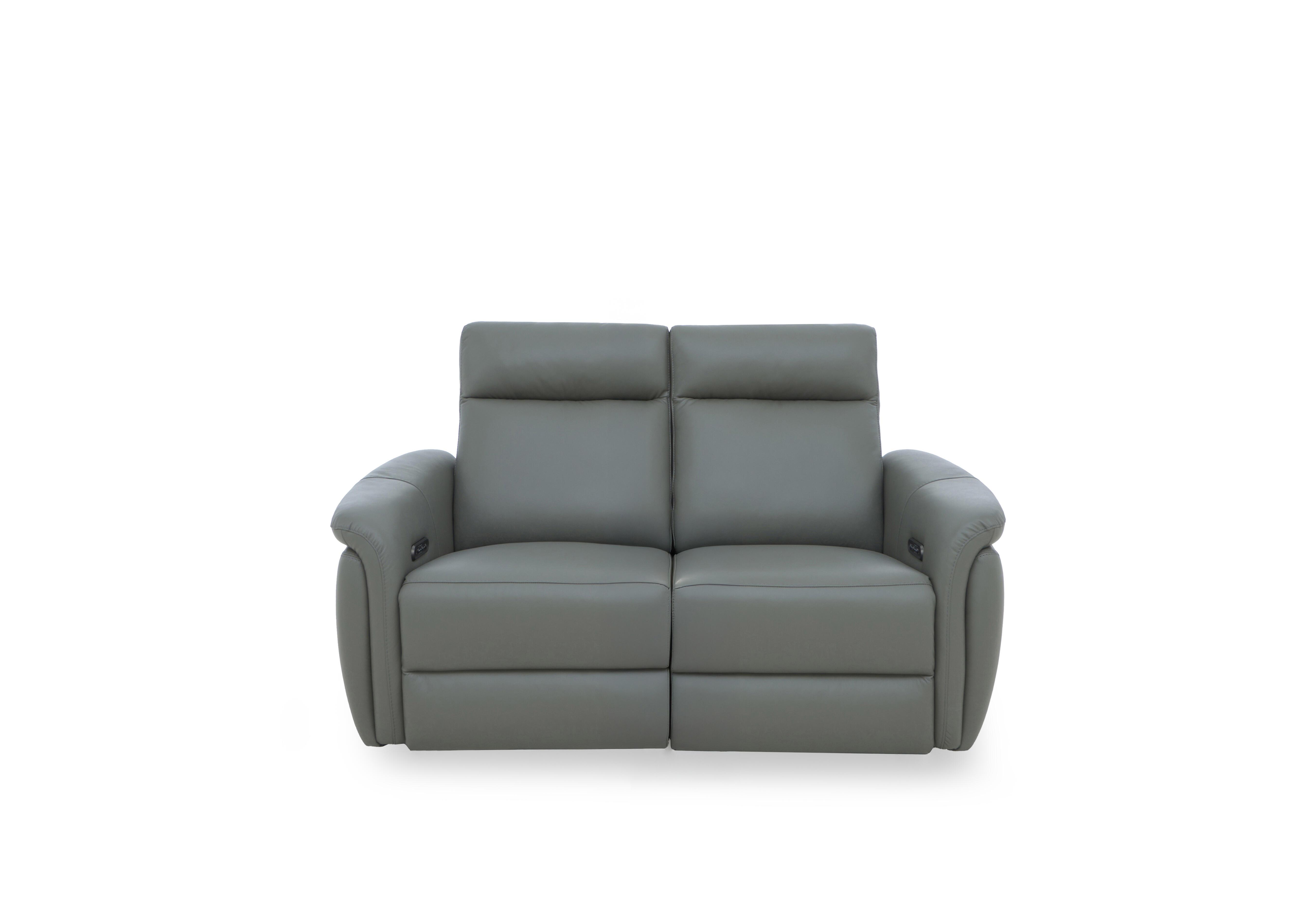 Dublin Leather 2 Seater Power Recliner Sofa with Power Headrests in Natural Ash La-4825 on Furniture Village