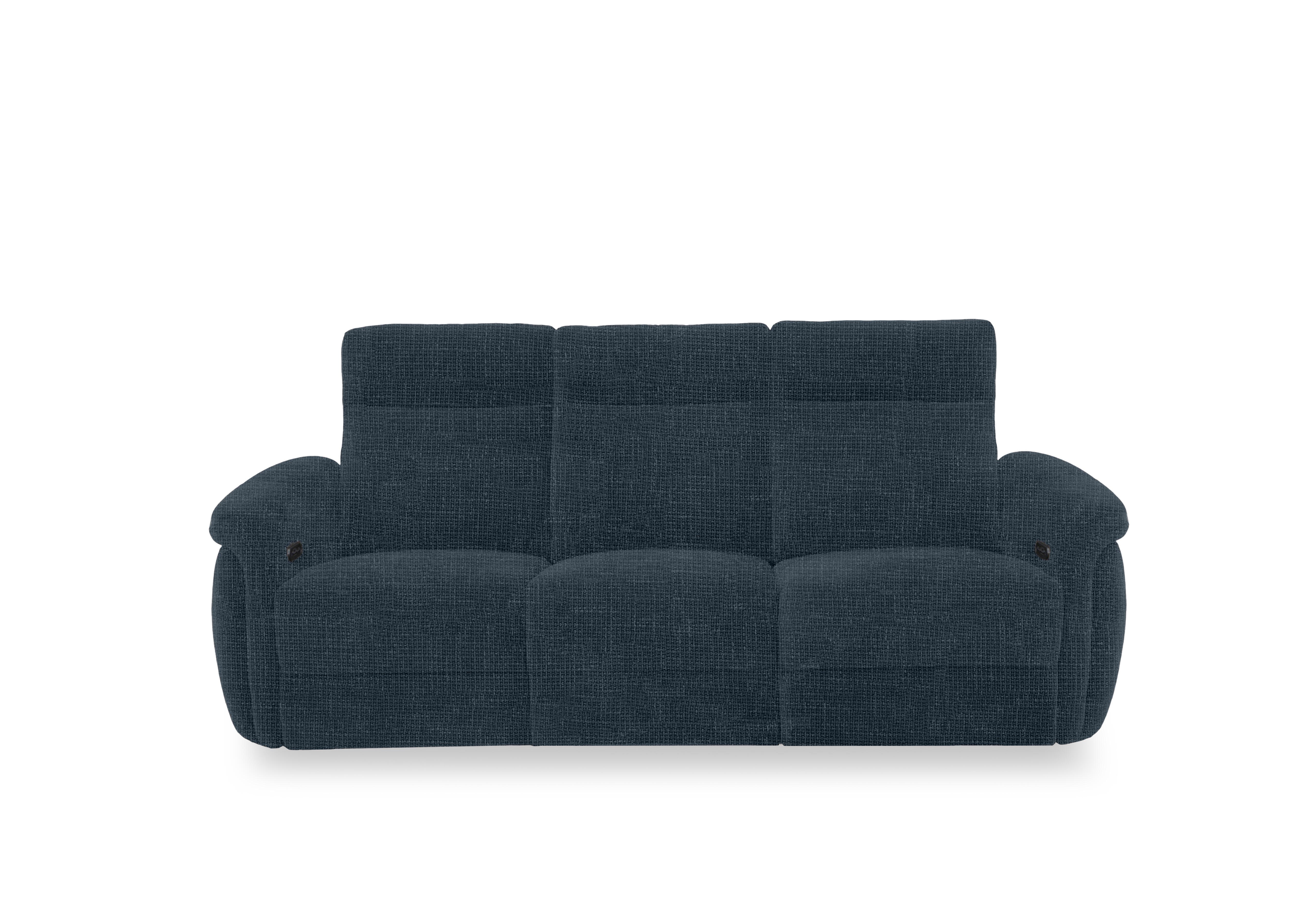 Dublin Fabric 3 Seater Power Recliner Sofa with Power Headrests in Halifax Black Mica Hf-0102 on Furniture Village