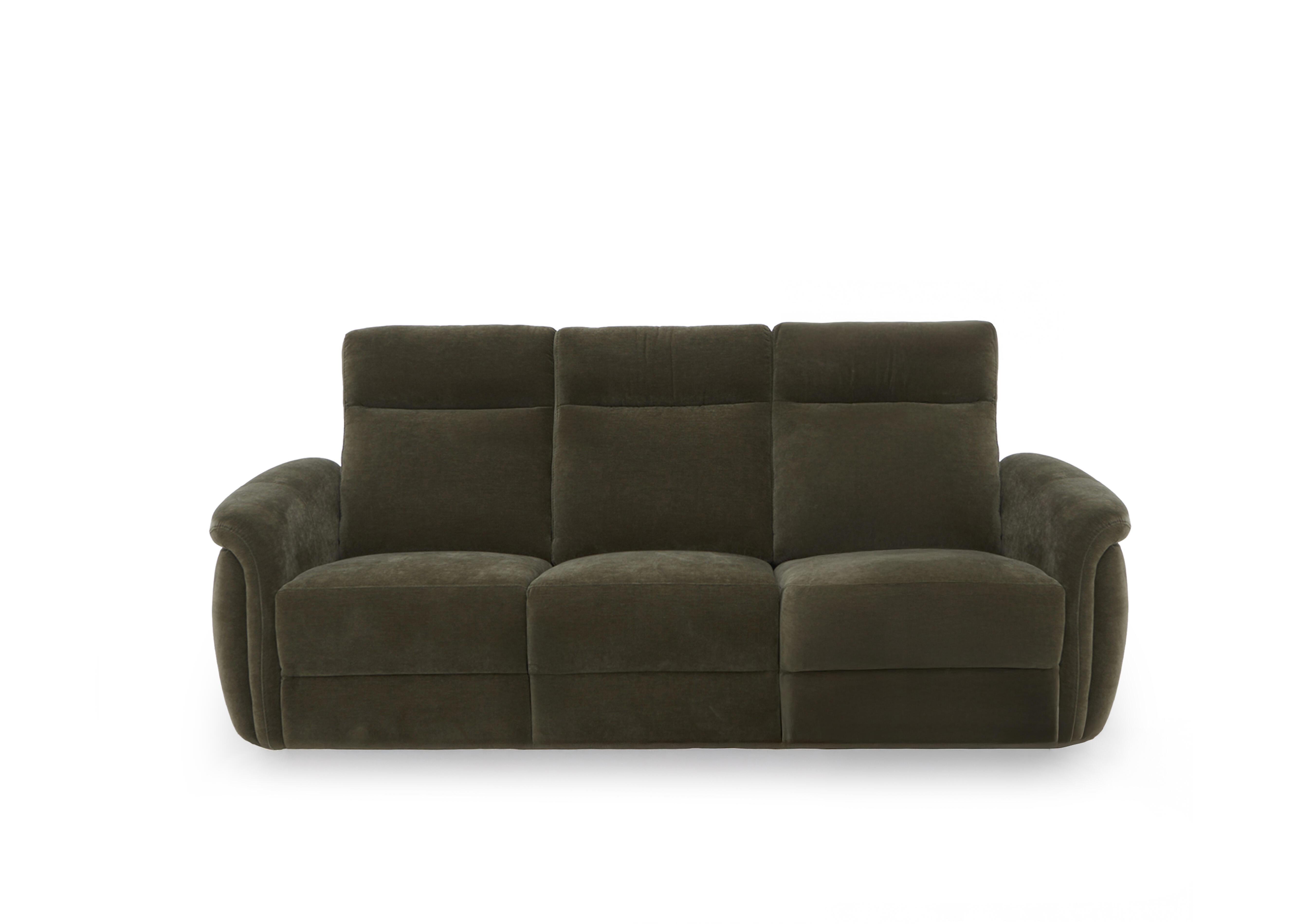 Dublin Fabric 3 Seater Sofa in Bianca Olive Bc-0101 on Furniture Village