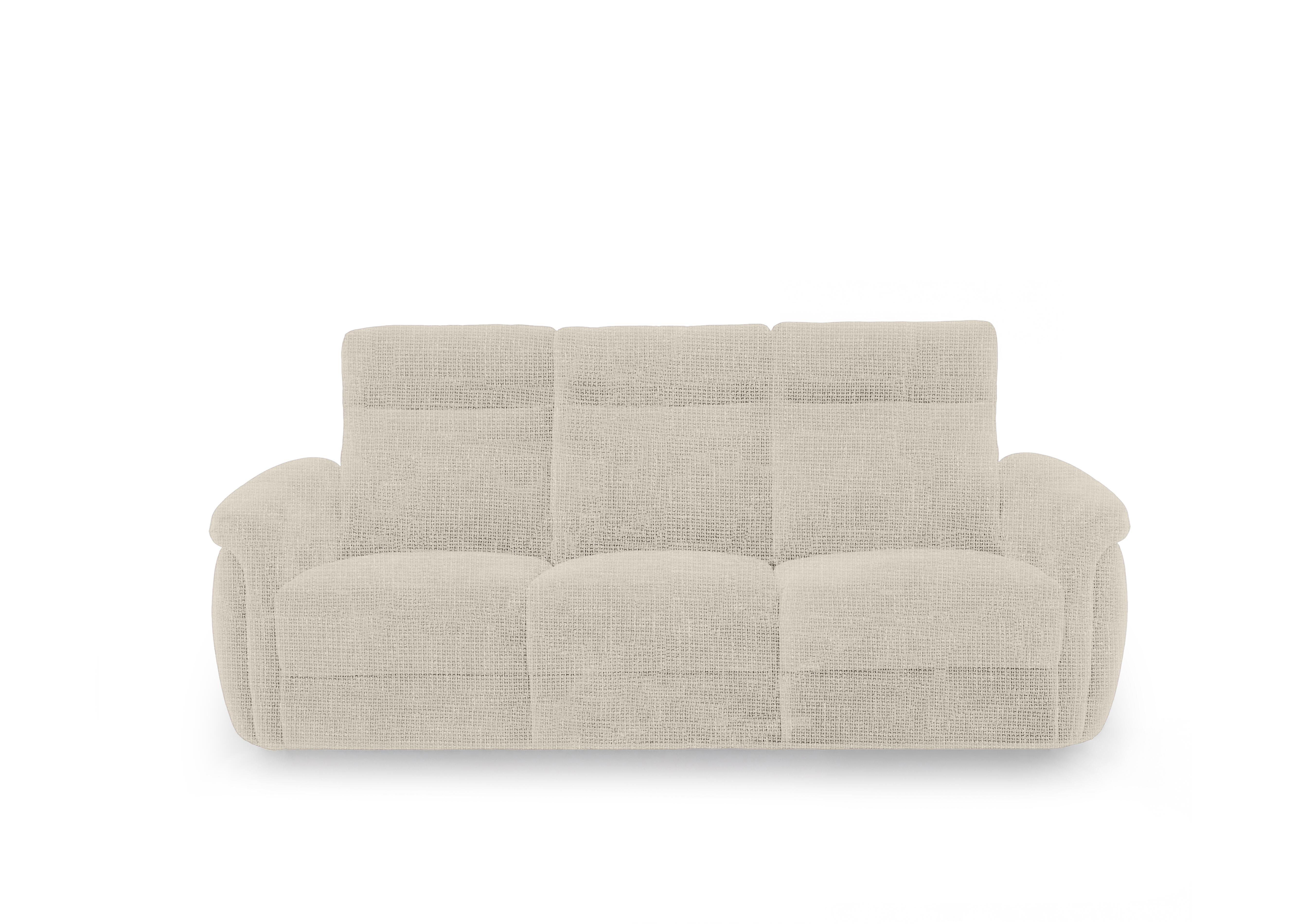 Dublin Fabric 3 Seater Sofa in Weave Stone We-0102 on Furniture Village