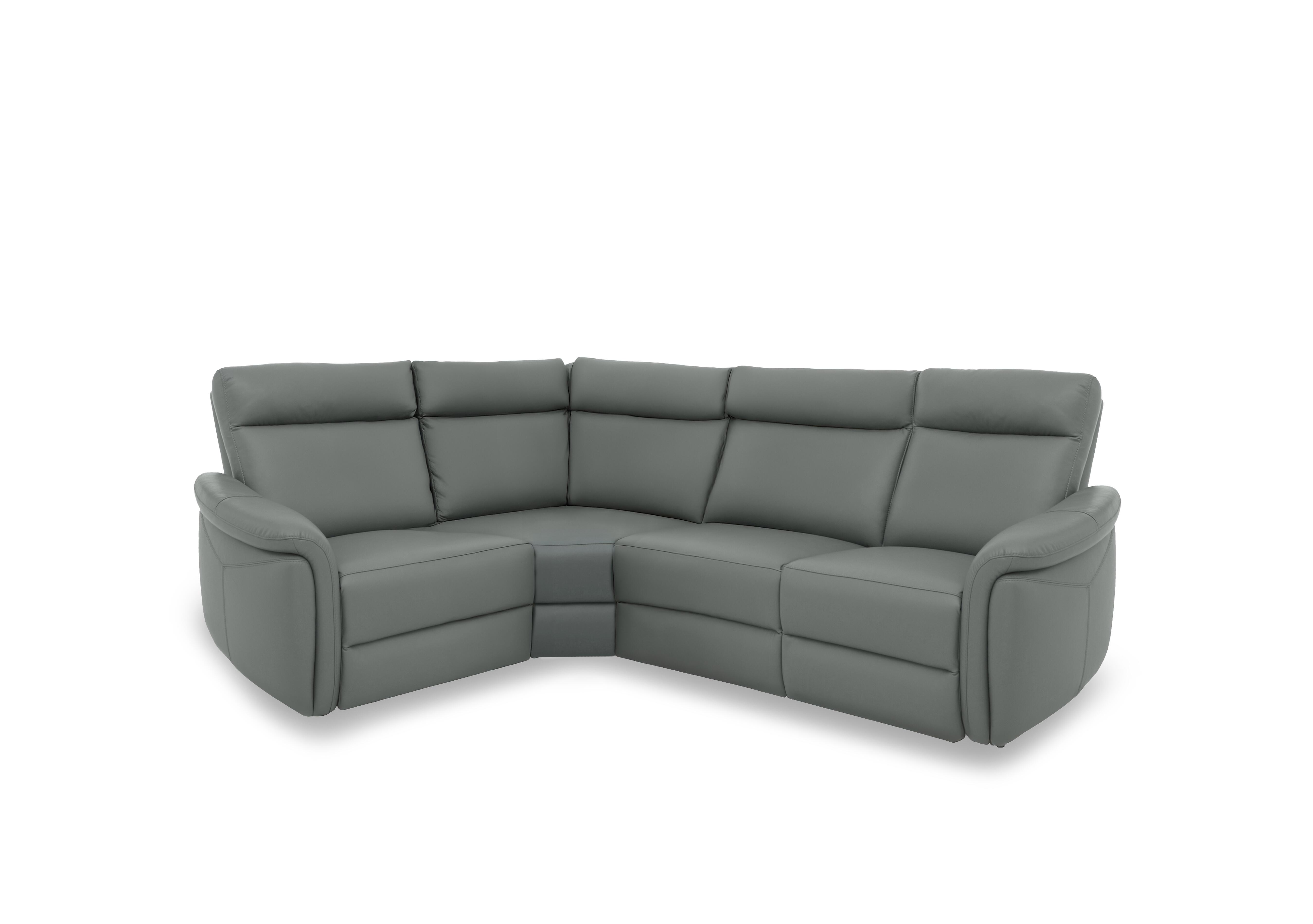 Dublin Leather Corner Sofa in Natural Ash La-4825 on Furniture Village