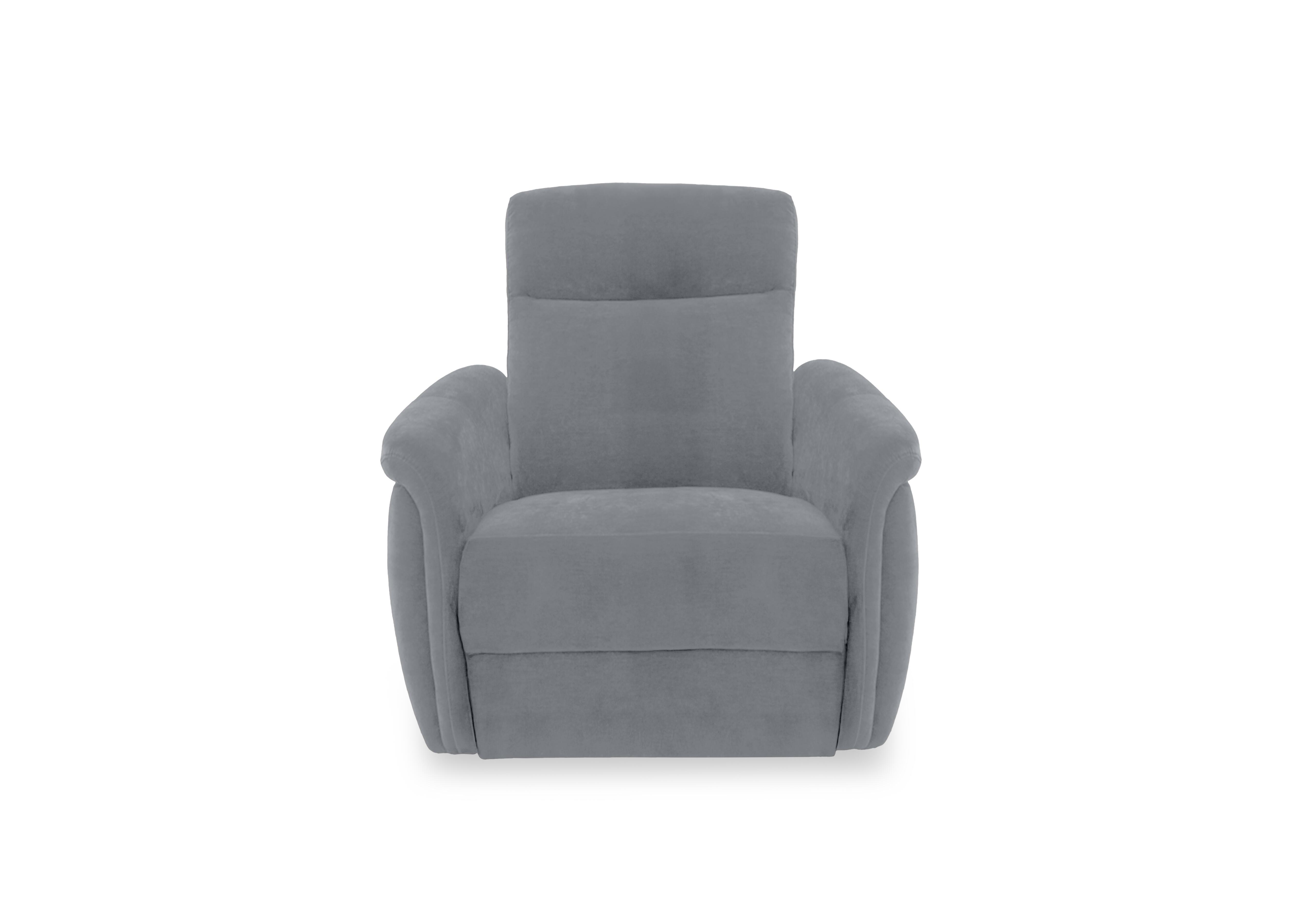 Dublin Fabric Armchair in Nappe Velvet Grey Nv-0107 on Furniture Village