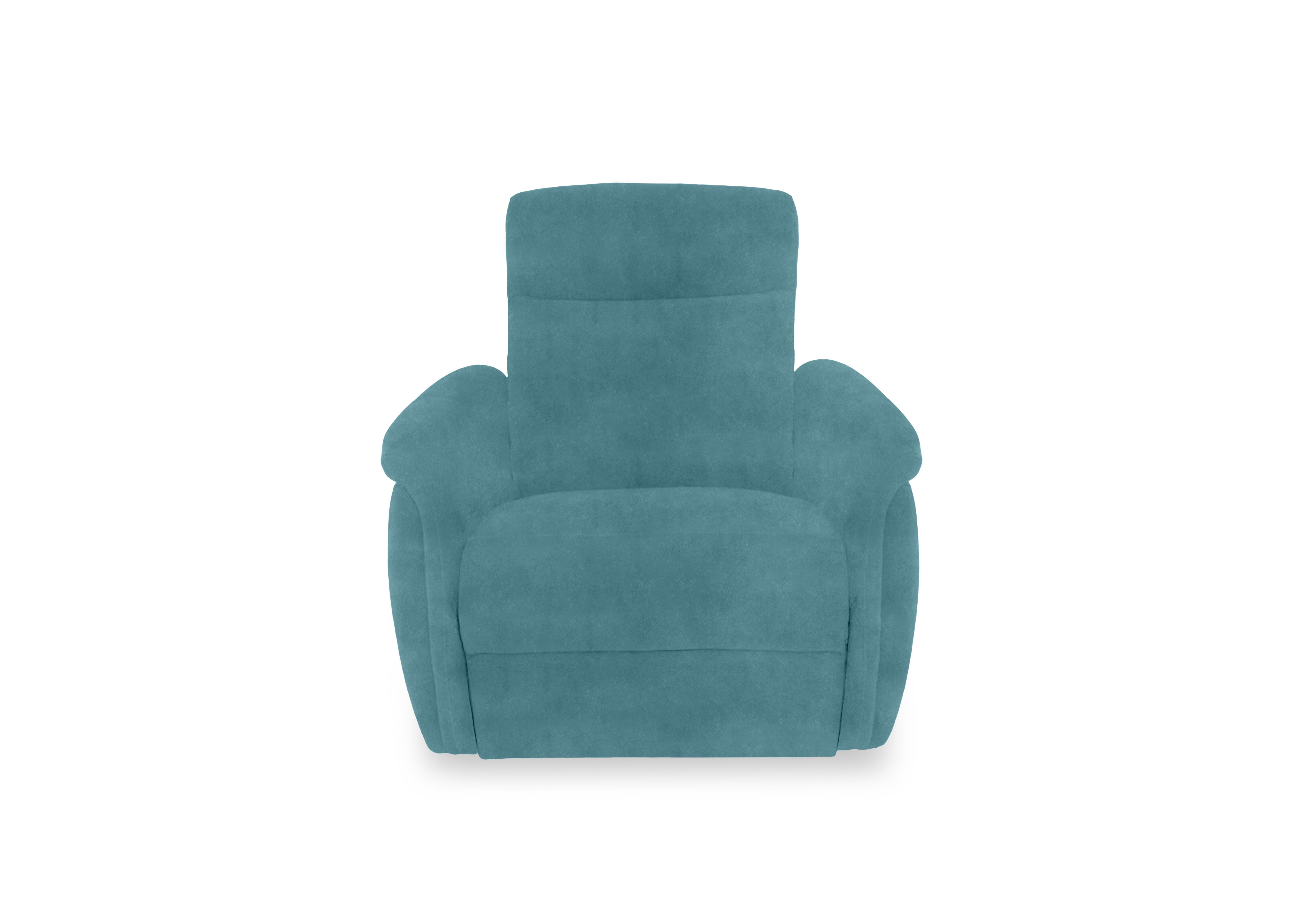 Dublin Fabric Armchair in Velvet Blu Vv-0312 on Furniture Village