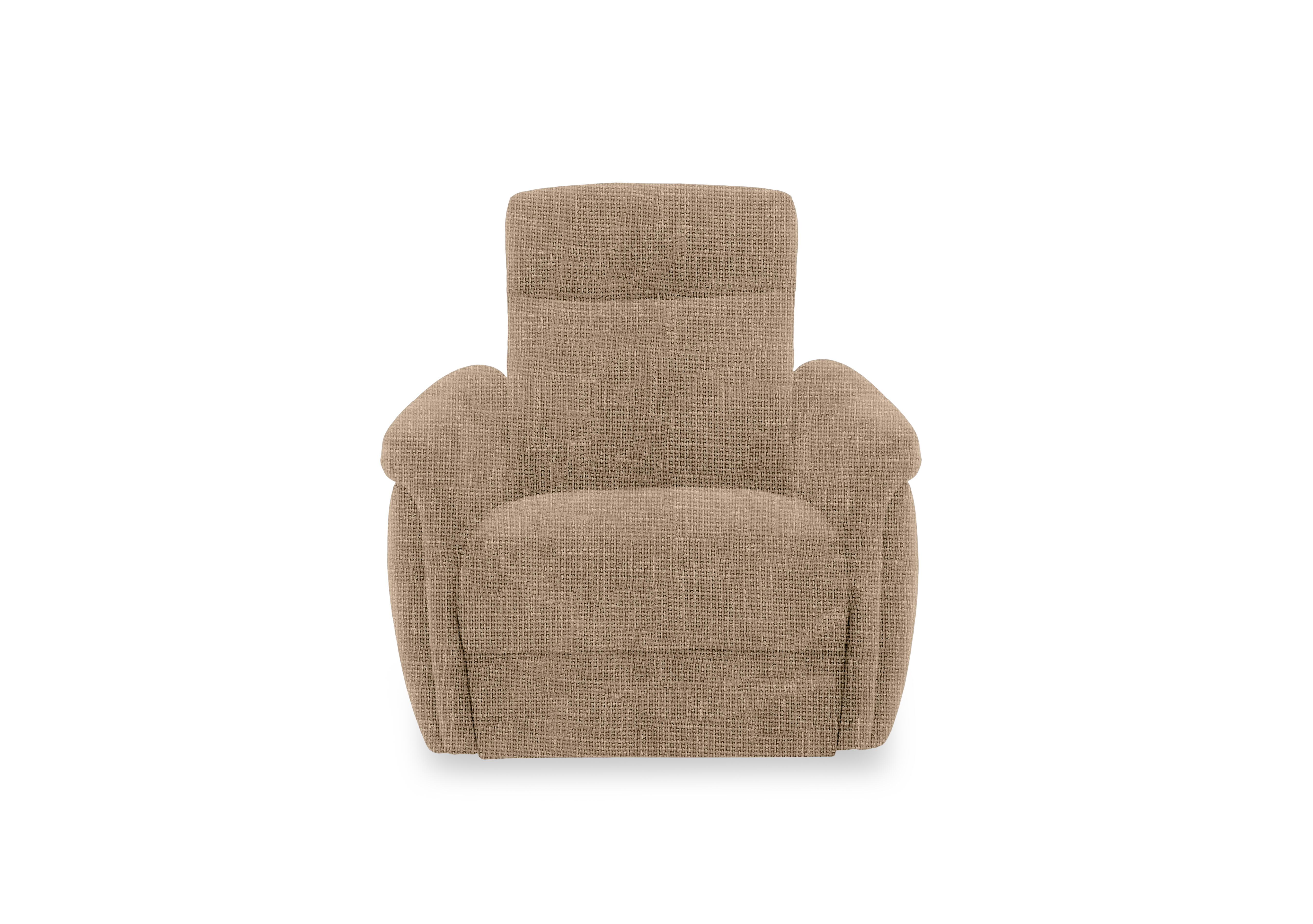 Dublin Fabric Armchair in Weave Cocoa We-0103 on Furniture Village