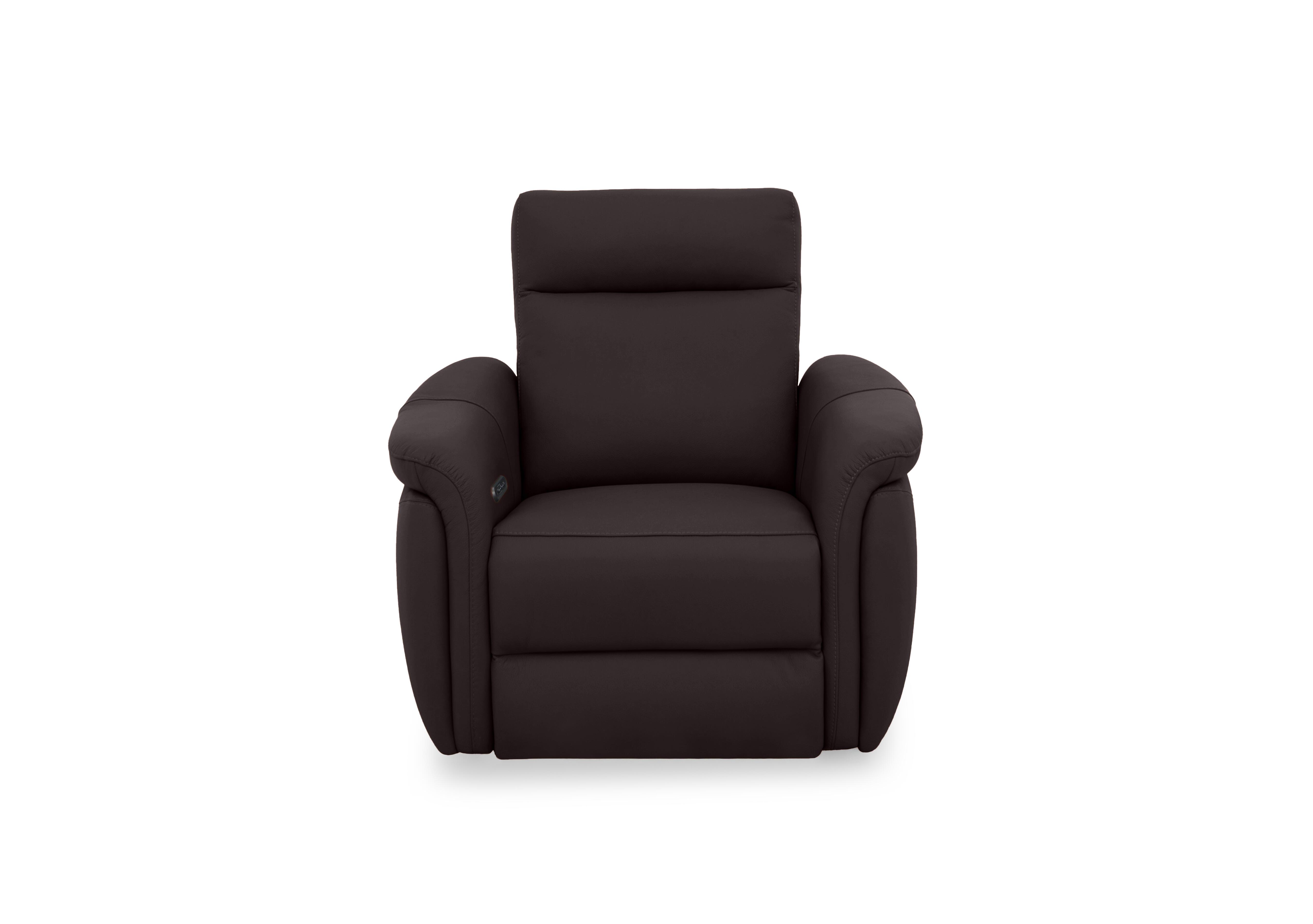 Dublin Leather Power Recliner Armchair with Power Headrest in Espresso Lx-6413 on Furniture Village