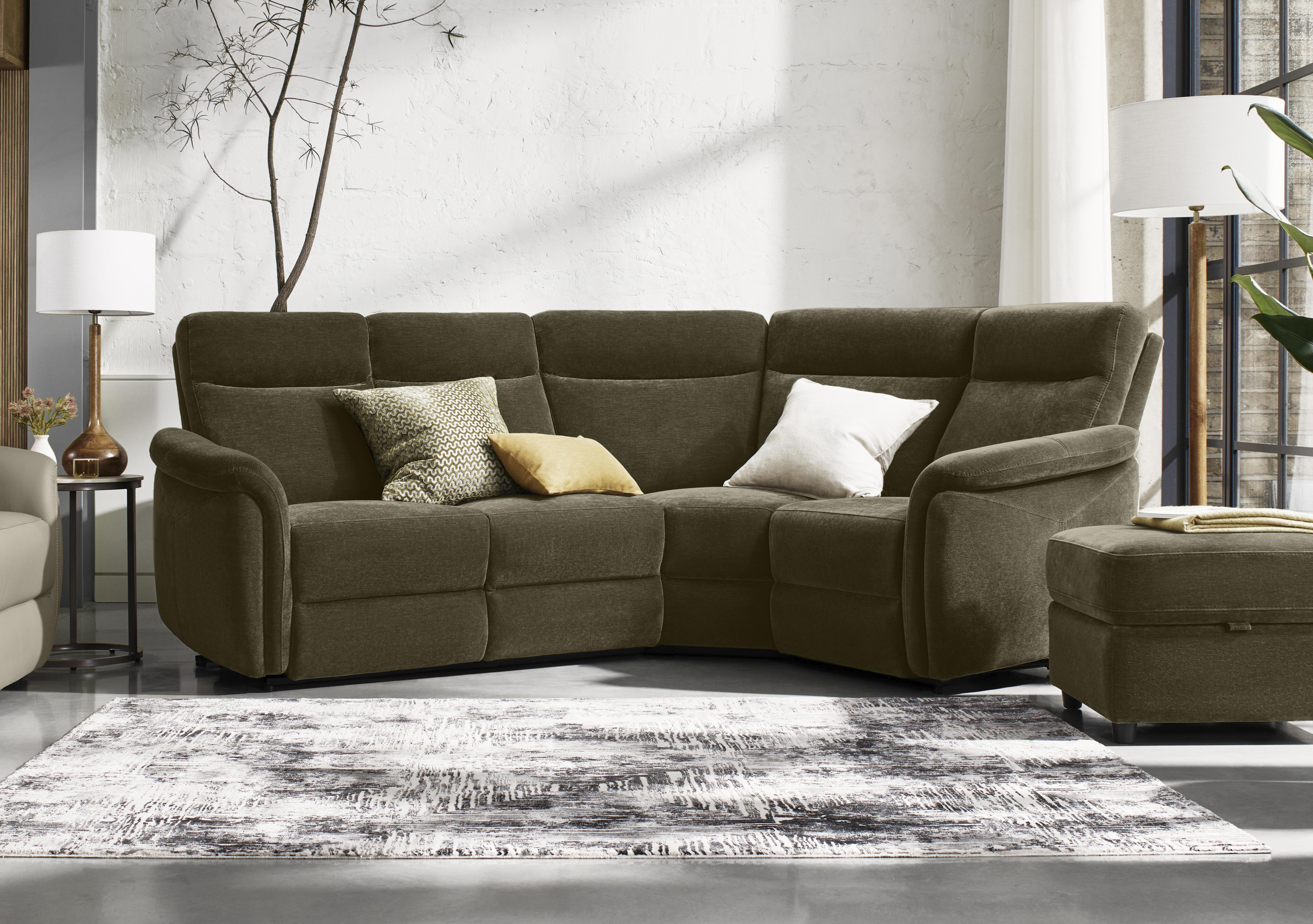 Dublin Fabric Corner Sofa in  on Furniture Village