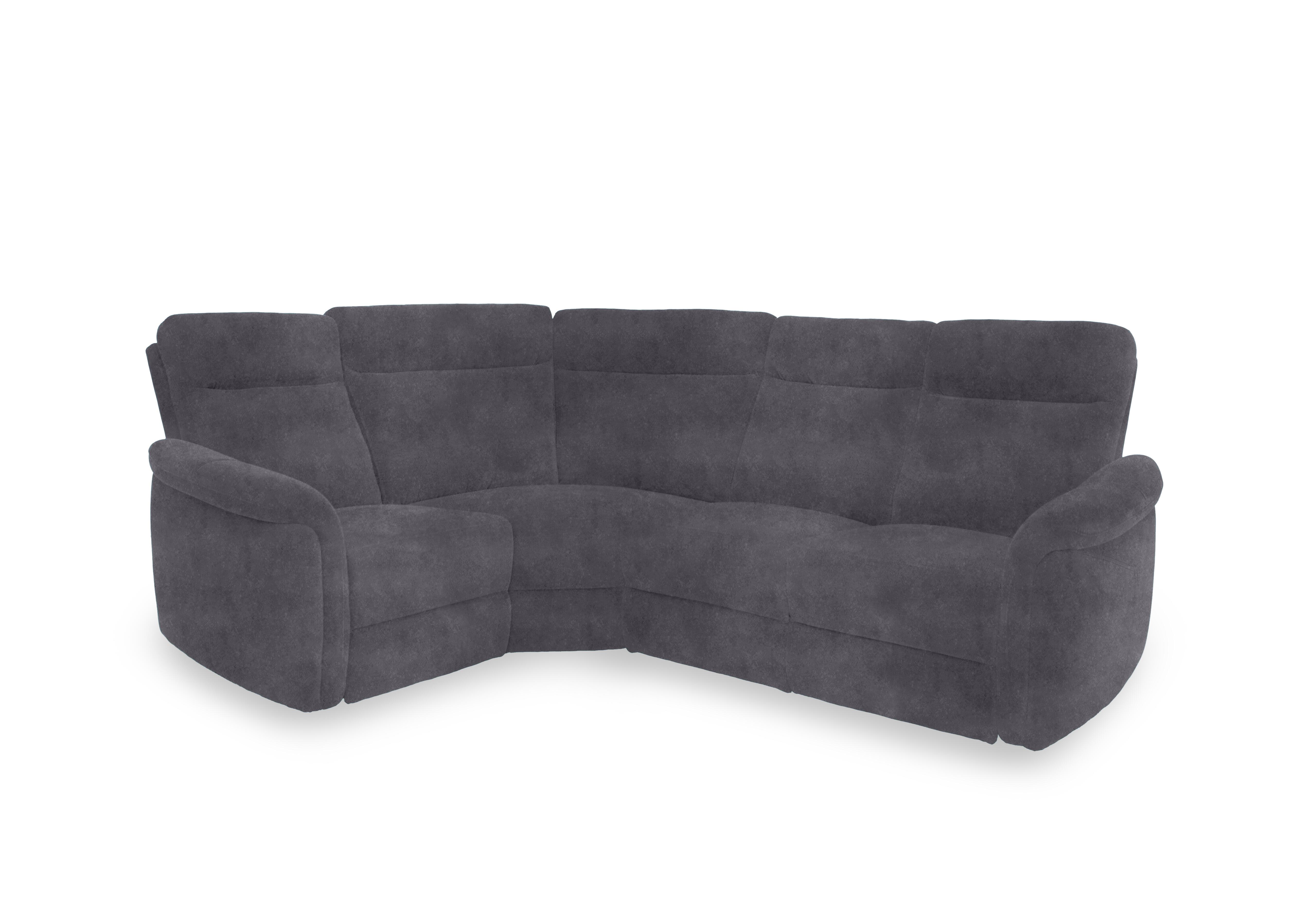 Dublin Fabric Corner Sofa in Nappa Grey Np-1107 on Furniture Village