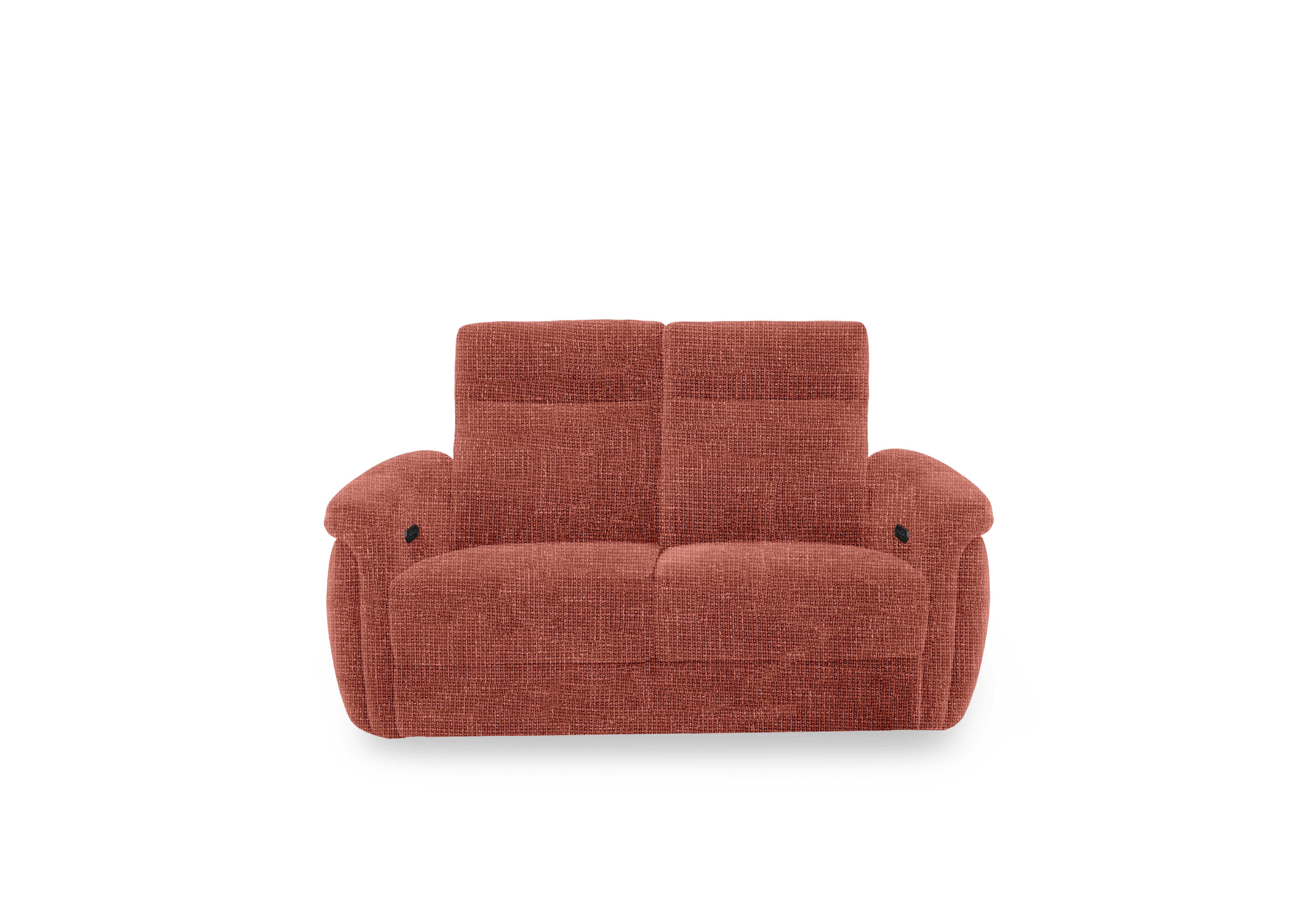 Dublin Fabric 2 Seater Power Recliner Sofa with Power Headrests in Halifax Red Maple Hf-0105 on Furniture Village