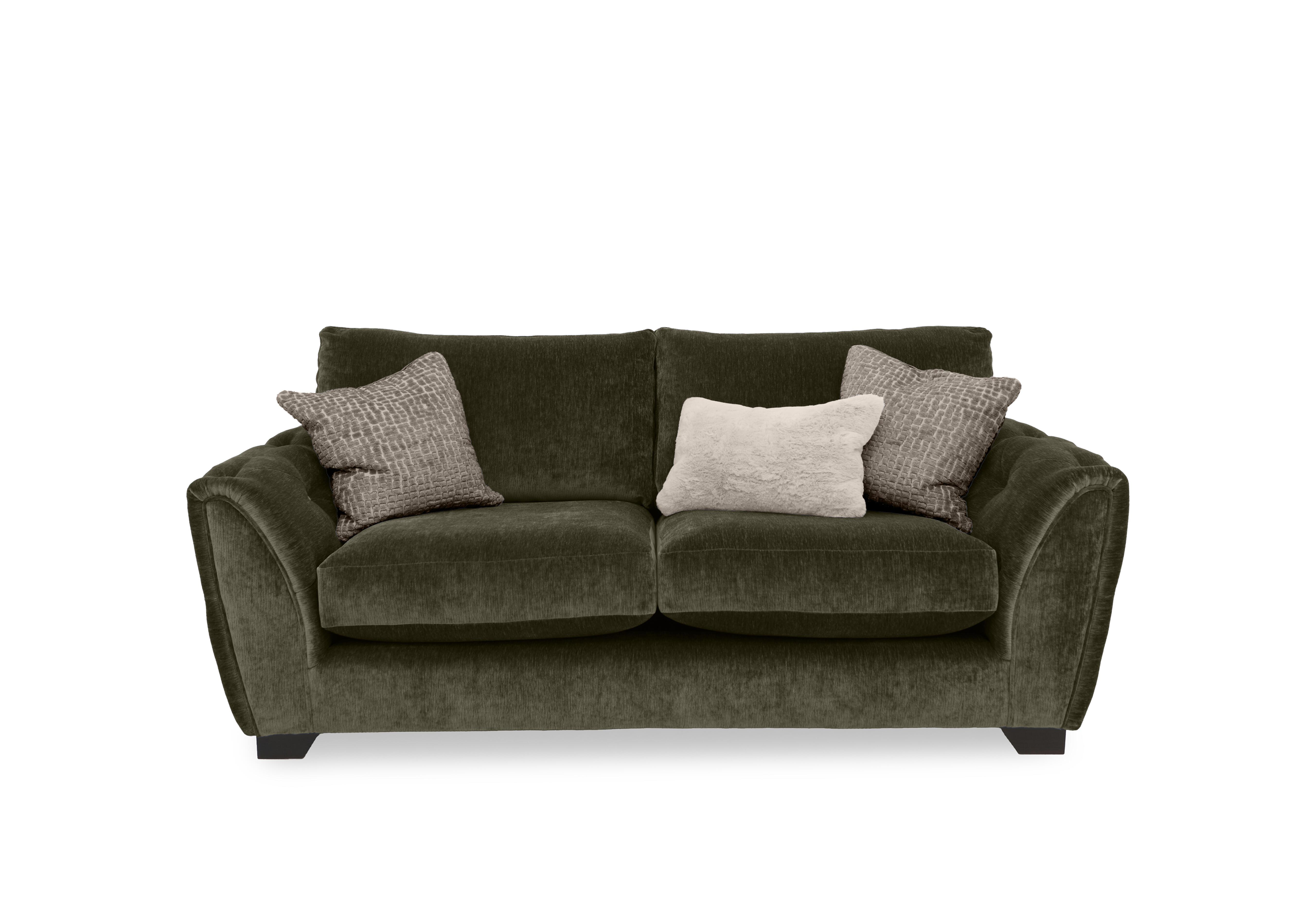 Oh So Glam Aphrodite 2 Seater Sofa in California Olive Dw Ft on Furniture Village