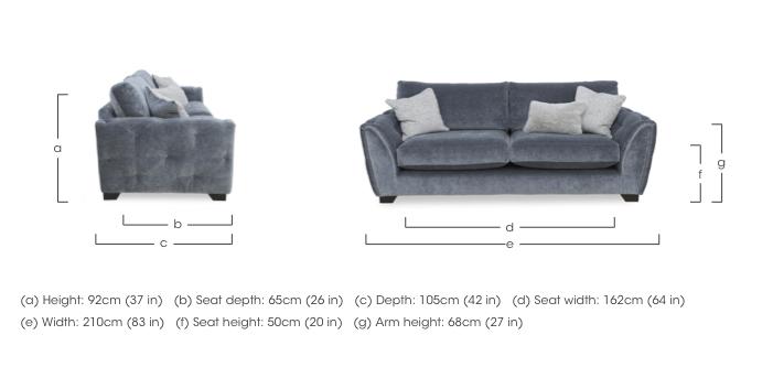 Aphrodite 3 Seater Sofa in  on Furniture Village