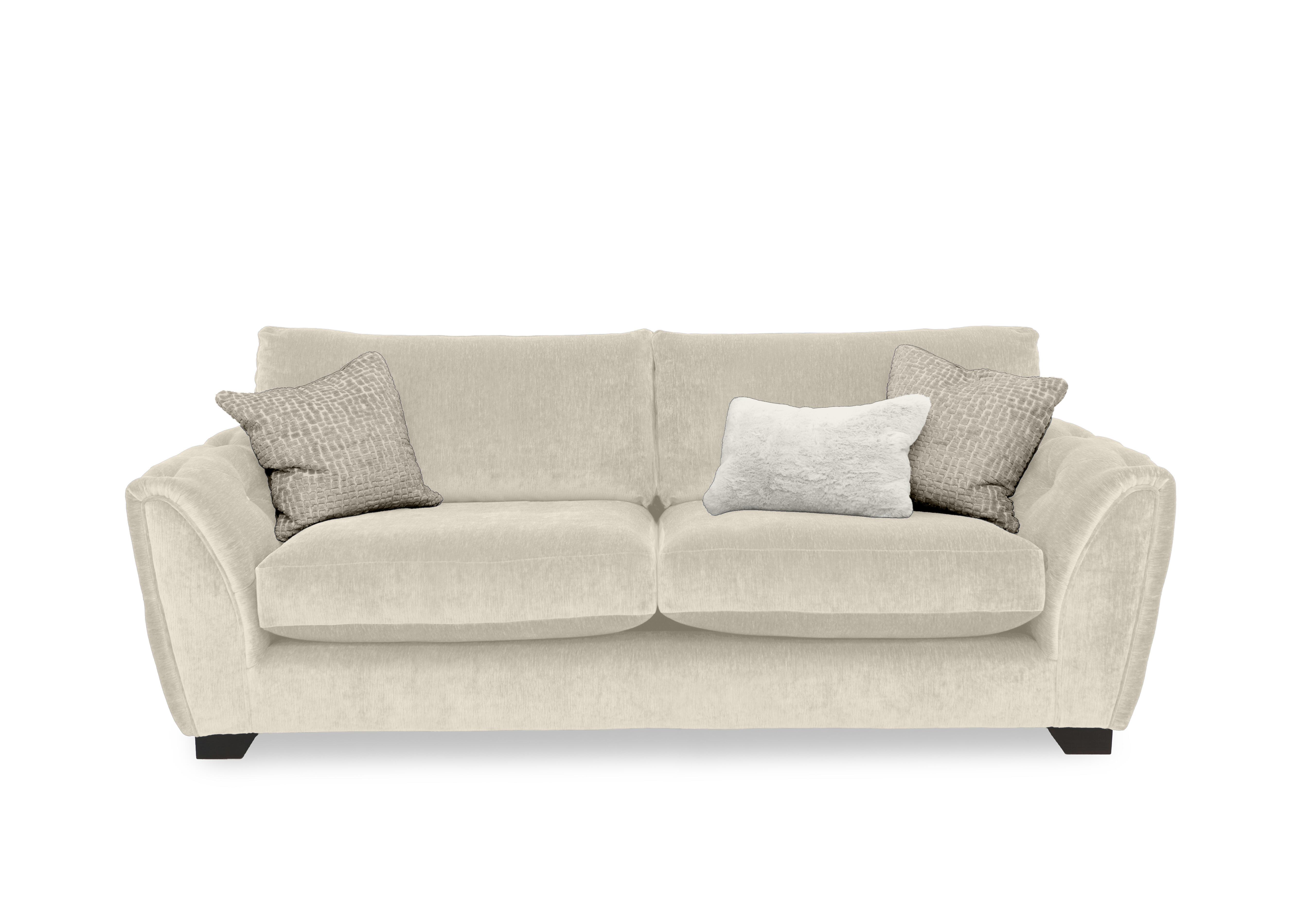 Oh So Glam Aphrodite 3 Seater Sofa in California Natural Dw Ft on Furniture Village