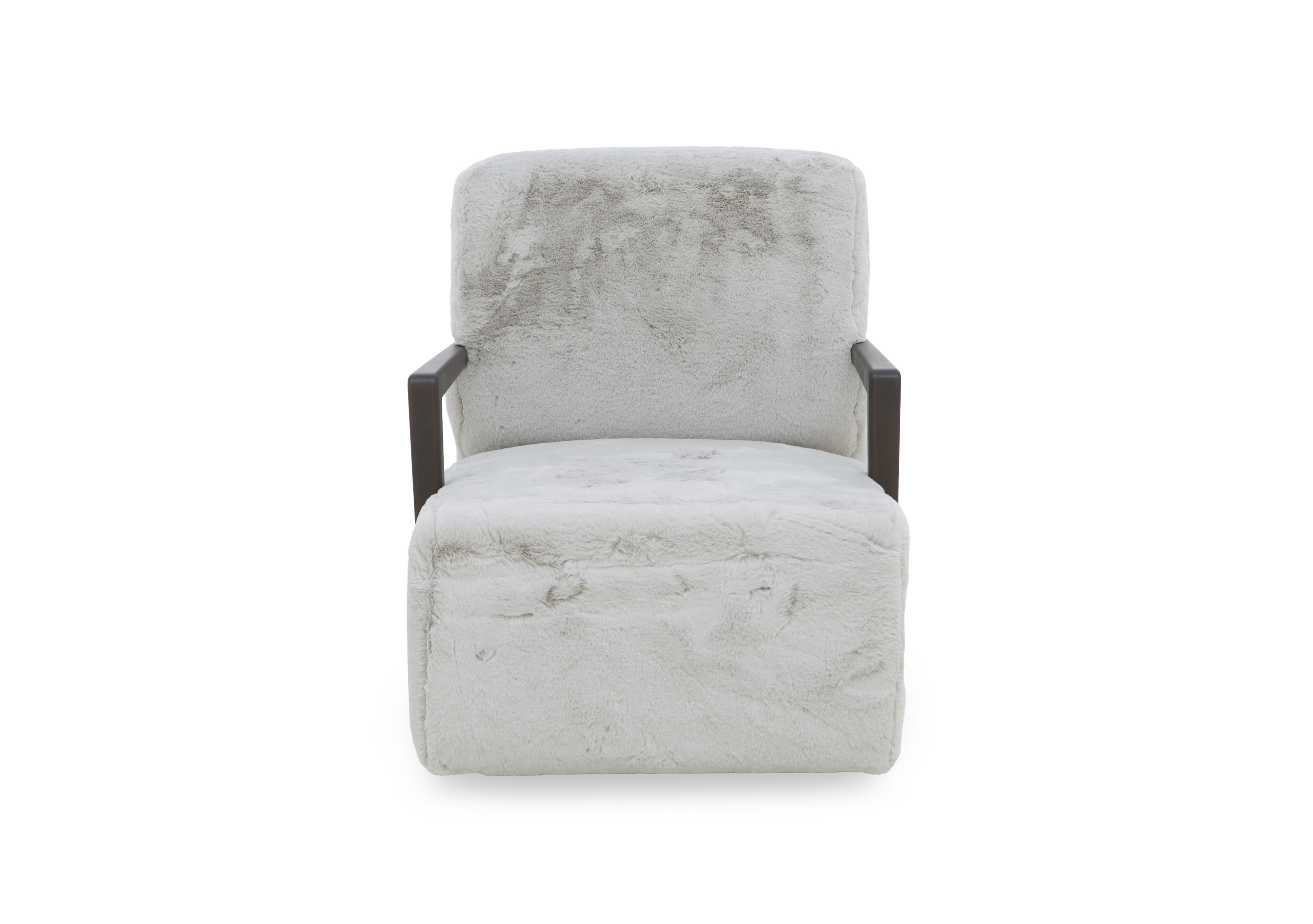 Oh So Glam Aphrodite Accent Swivel Chair in Bear Silver Dw on Furniture Village
