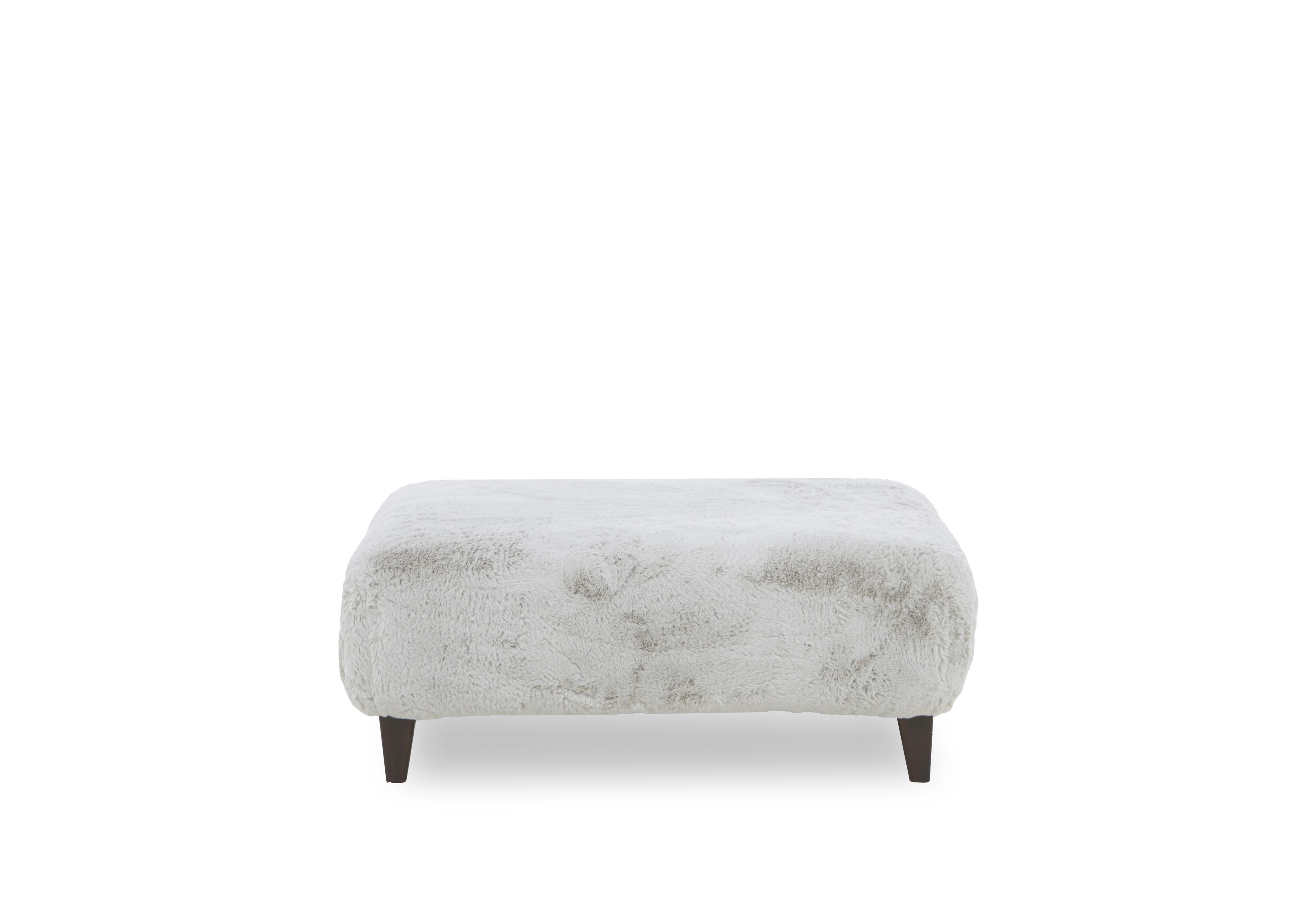 Oh So Glam Aphrodite Footstool in Bear Silver Dw Ft on Furniture Village