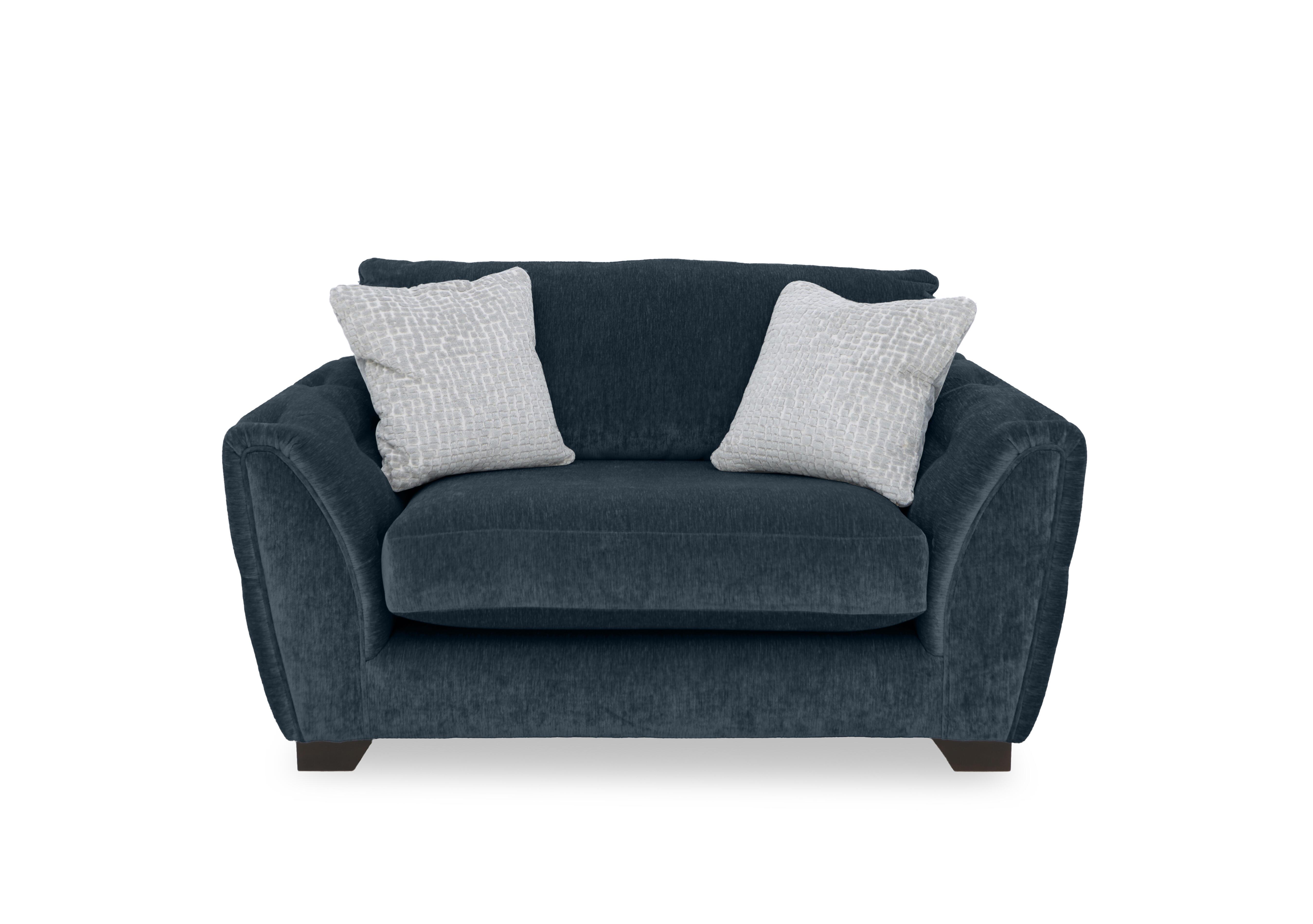 Oh So Glam Aphrodite Snuggler Chair in California Anthracite Dw Ft on Furniture Village
