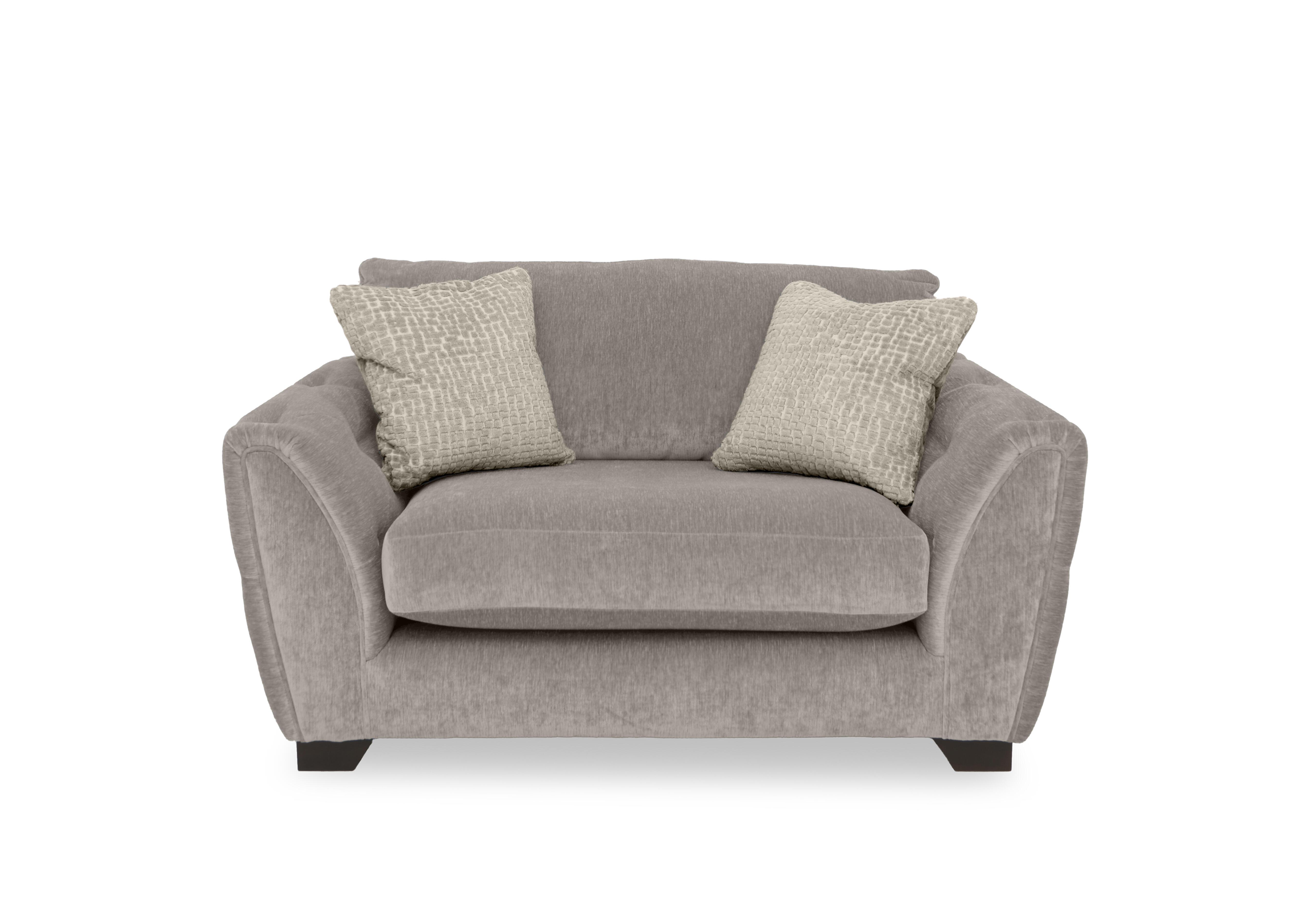 Oh So Glam Aphrodite Snuggler Chair in California Cobblestone Dw Ft on Furniture Village