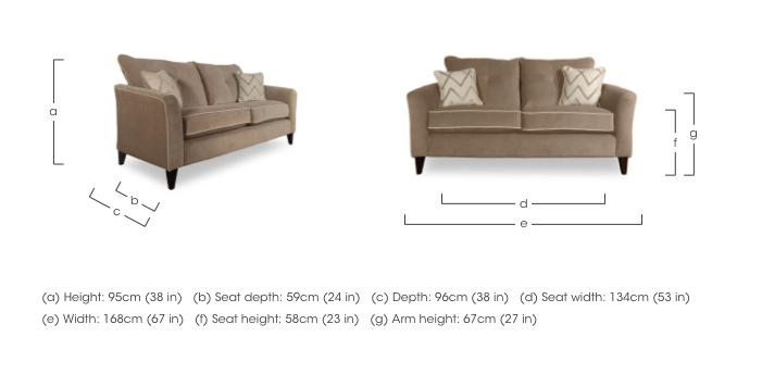 Soho 2 Seater Classic Back Sofa in  on Furniture Village