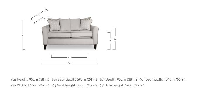 Soho 2 Seater Scatter Back Sofa in  on Furniture Village