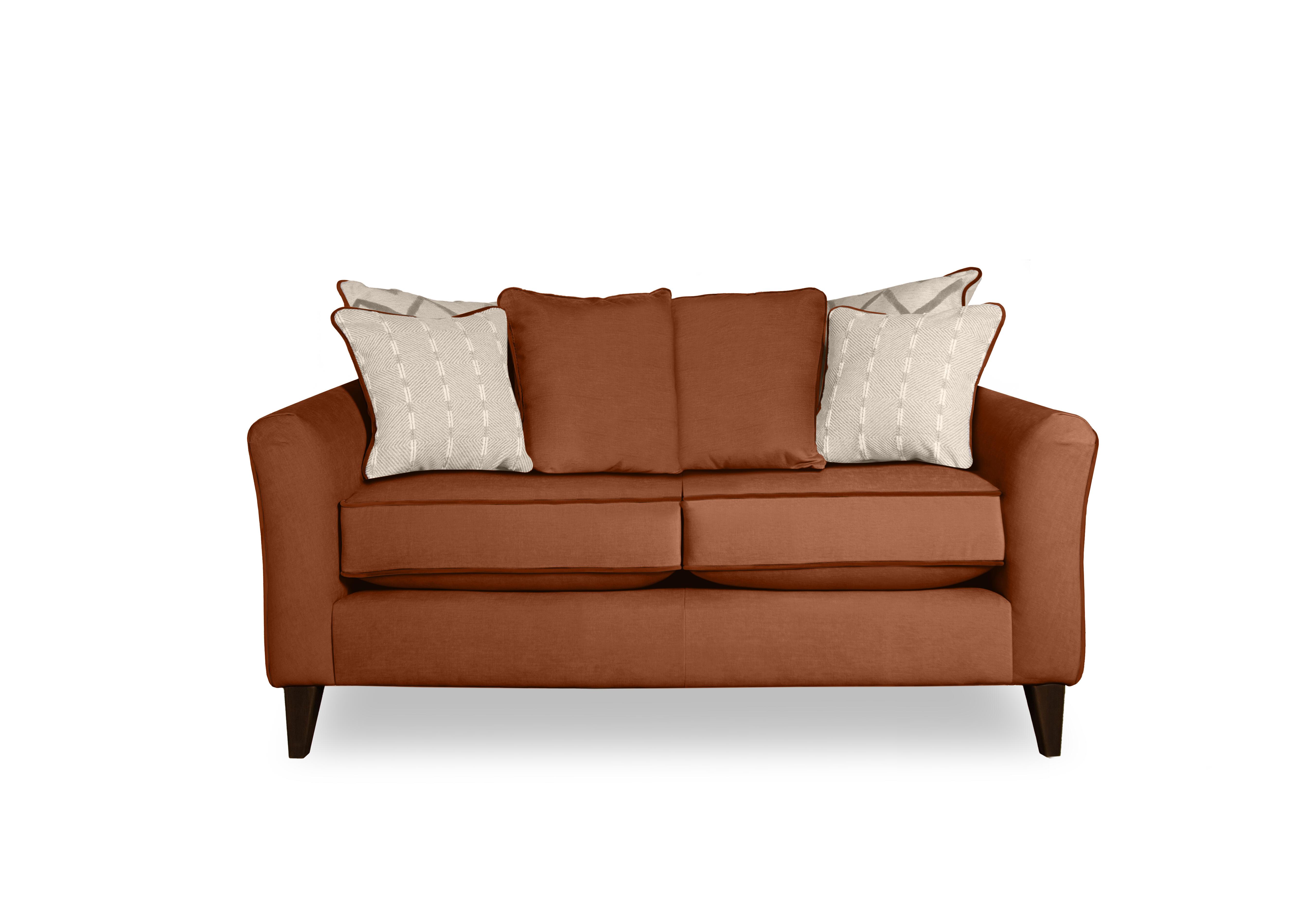 Soho 2 Seater Scatter Back Sofa in Garda Apricot Cp Dw Ft on Furniture Village