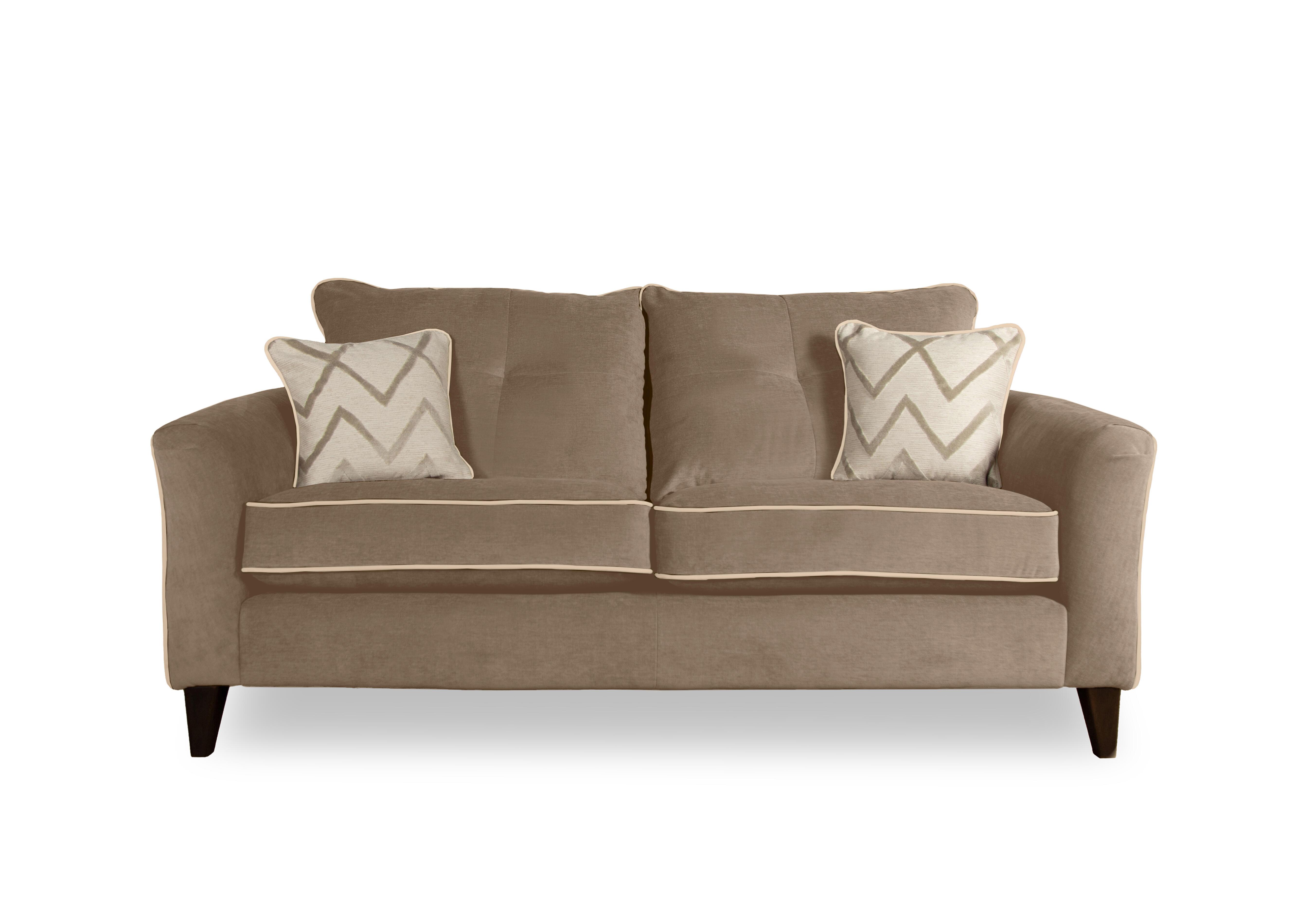 Soho 3 Seater Classic Back Sofa in Garda Acier Cp Dw Ft on Furniture Village