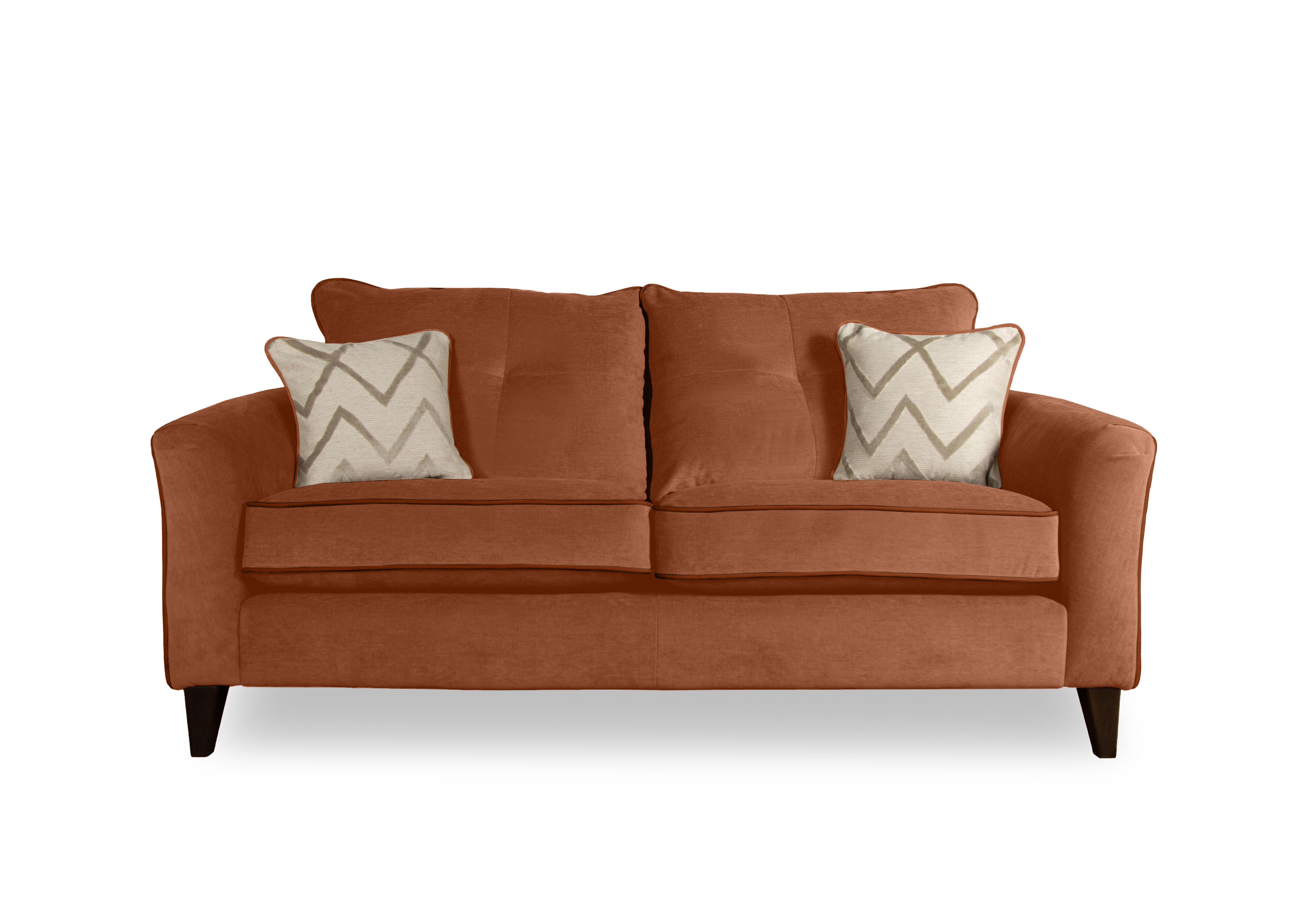 Soho 3 Seater Classic Back Sofa in Garda Apricot Cp Dw Ft on Furniture Village