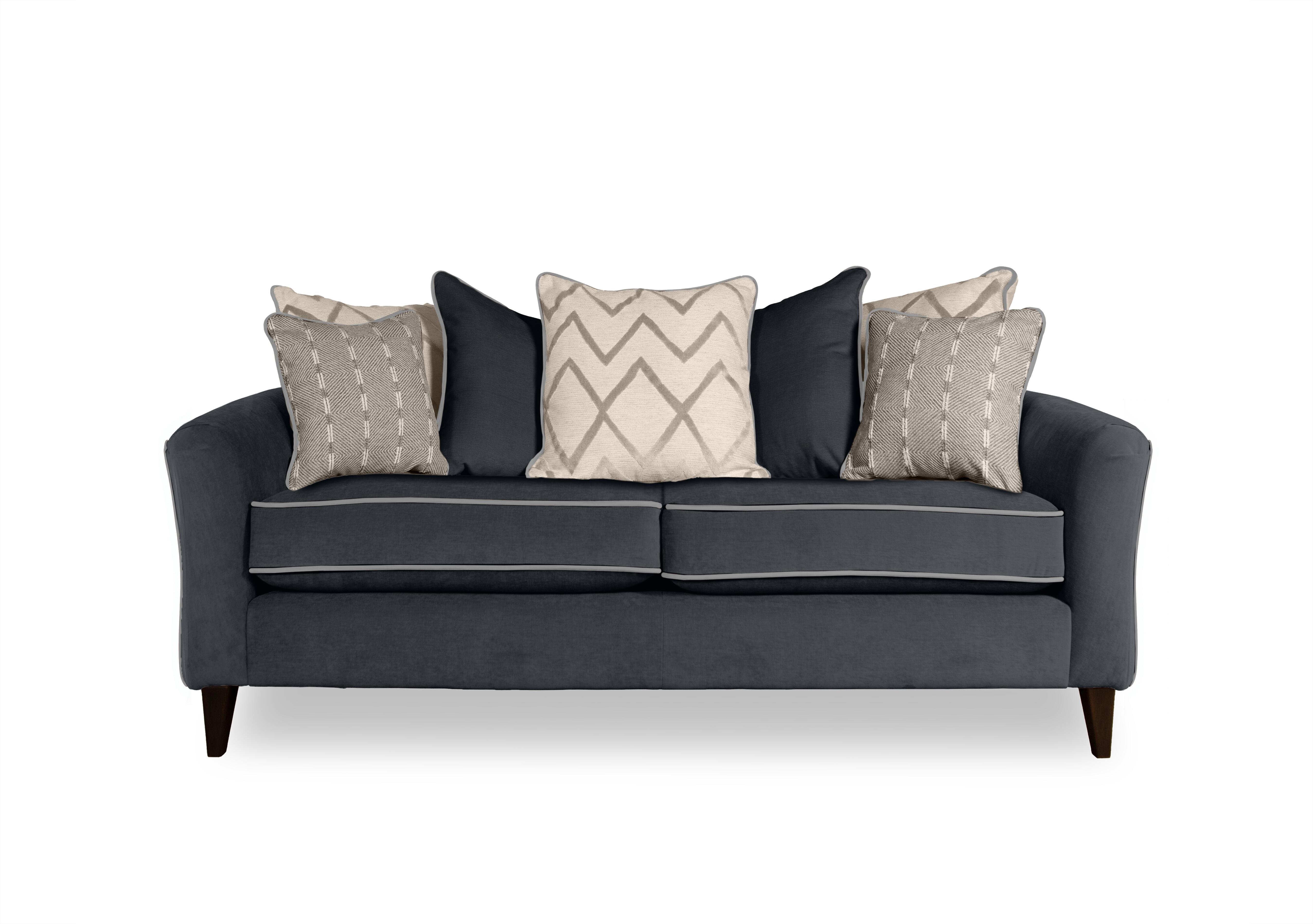 Soho 3 Seater Scatter Back Sofa in Garda Carbon Cp Dw Ft on Furniture Village