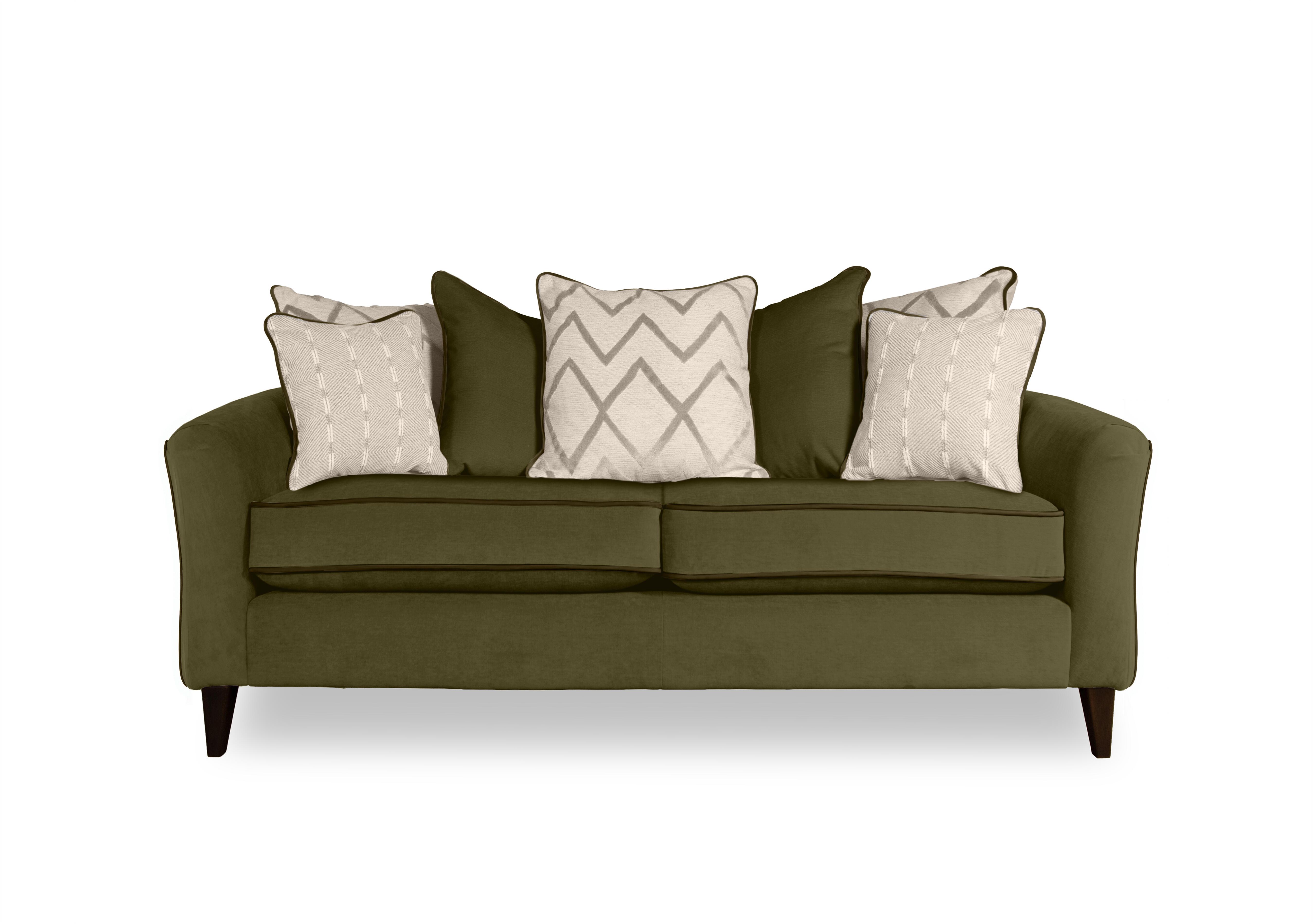 Soho 3 Seater Scatter Back Sofa in Garda Sea Weed Cp Dw Ft on Furniture Village