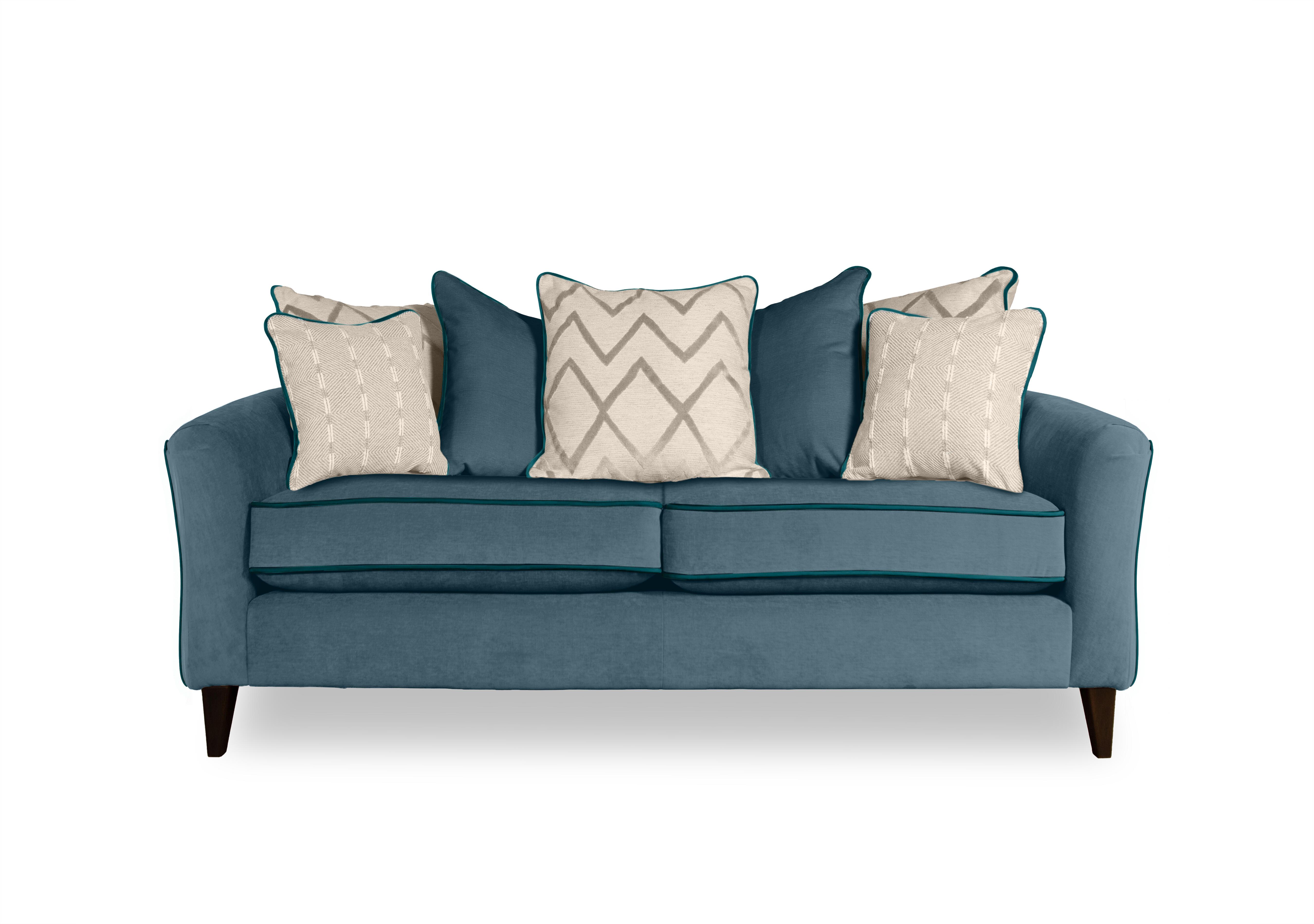 Soho 3 Seater Scatter Back Sofa in Garda Topaz Cp Dw Ft on Furniture Village