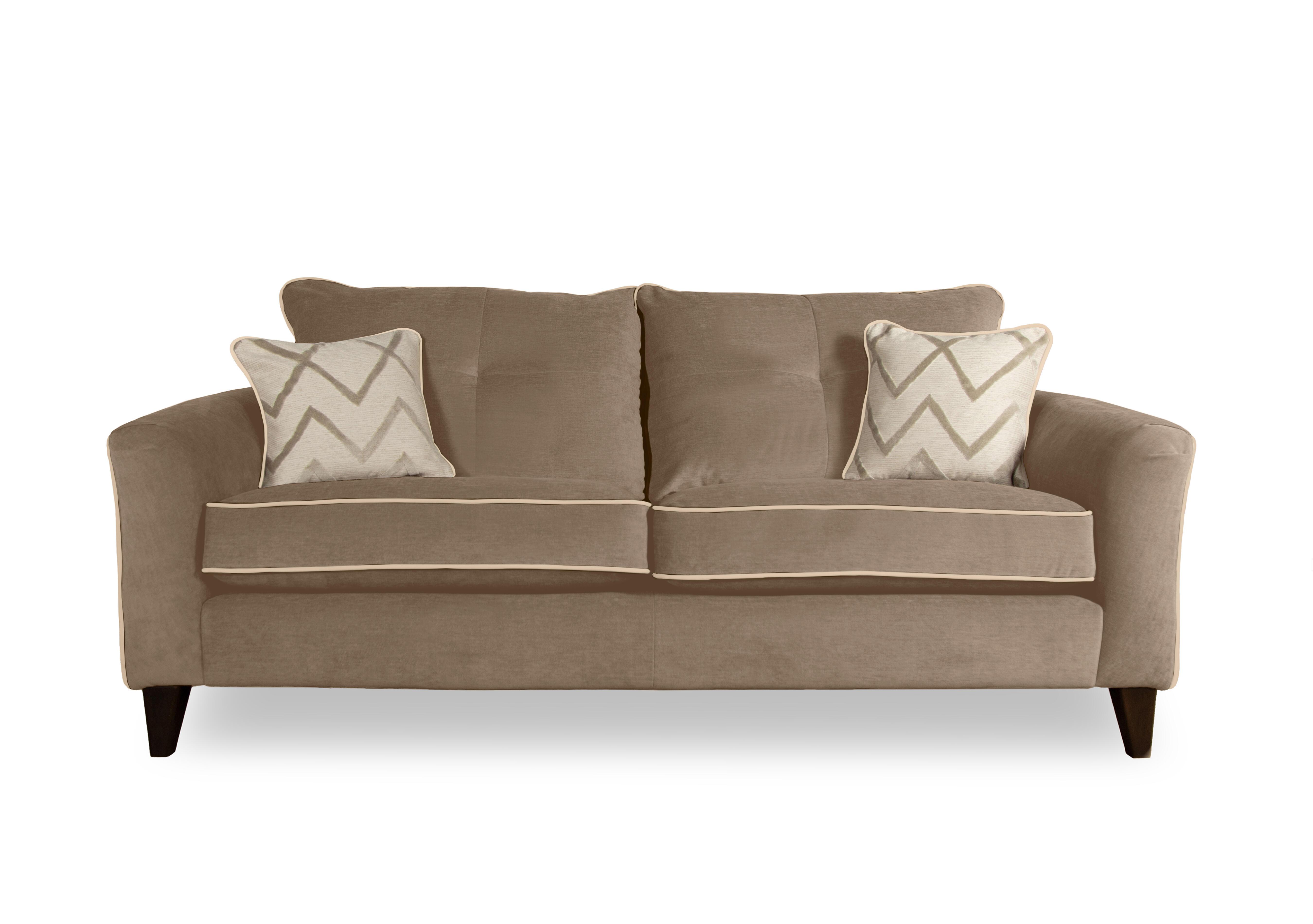 Soho 4 Seater Classic Back Sofa in Garda Acier Cp Dw Ft on Furniture Village