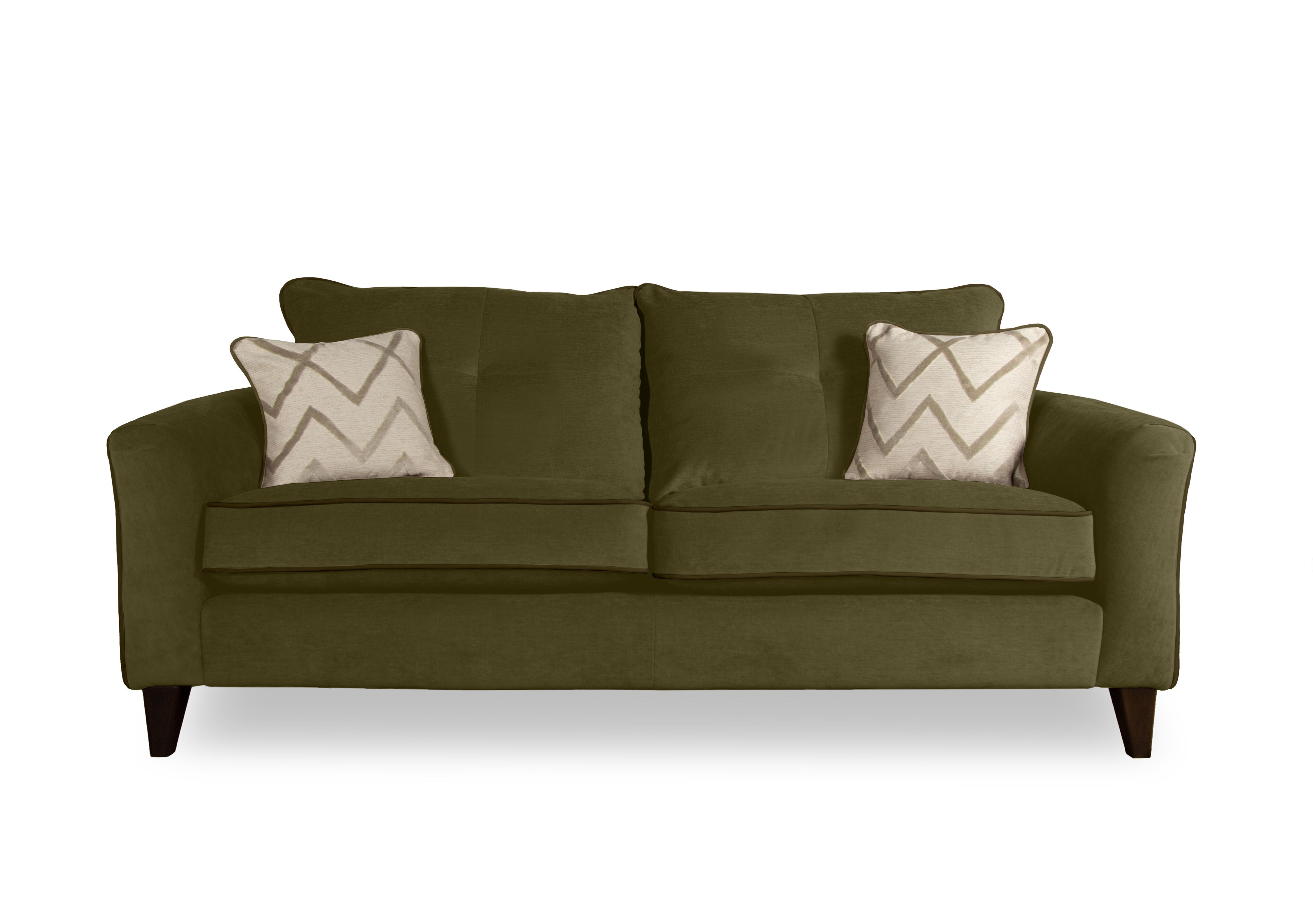 Soho 4 Seater Classic Back Sofa in Garda Sea Weed Cp Dw Ft on Furniture Village