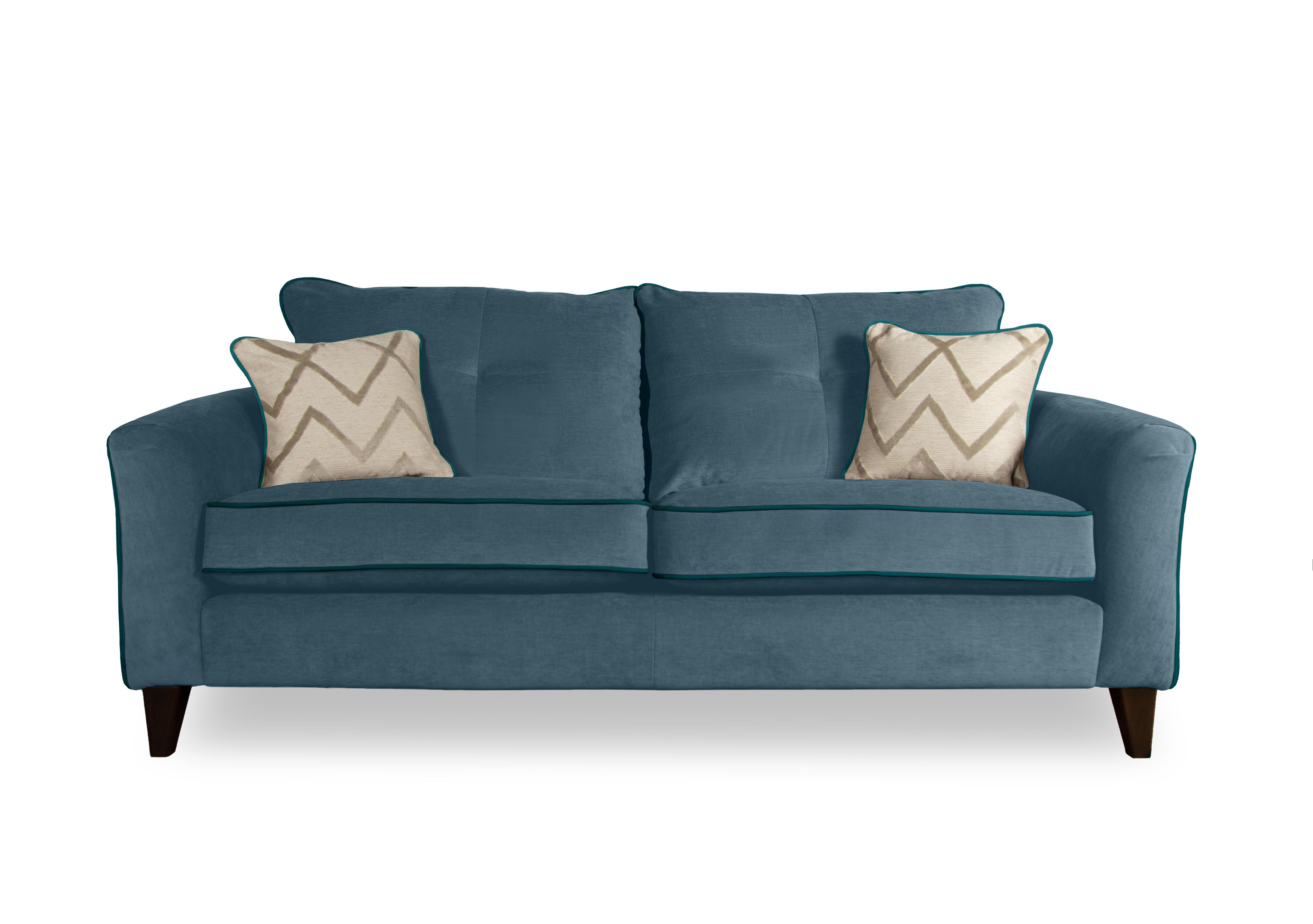 Soho 4 Seater Classic Back Sofa in Garda Topaz Cp Dw Ft on Furniture Village