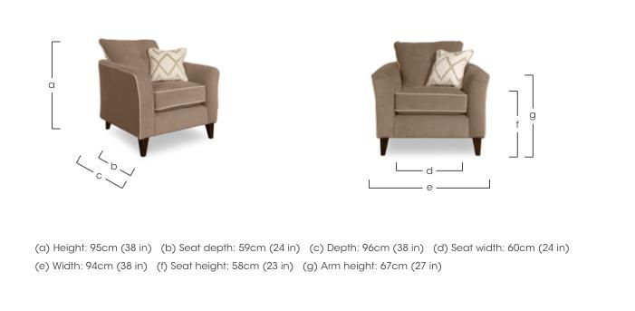 Soho Armchair in  on Furniture Village