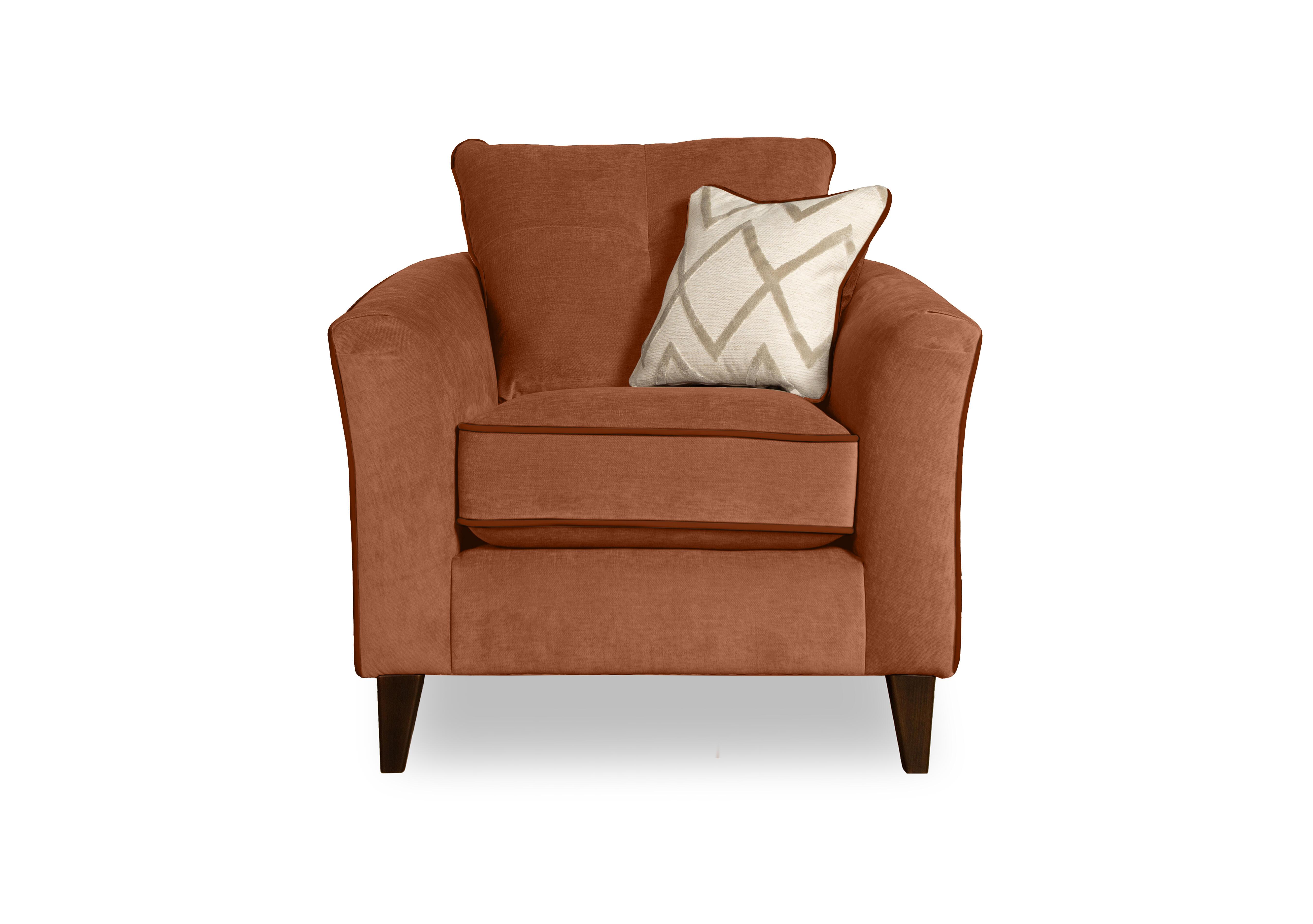Soho Armchair in Garda Apricot Cp Dw Ft on Furniture Village