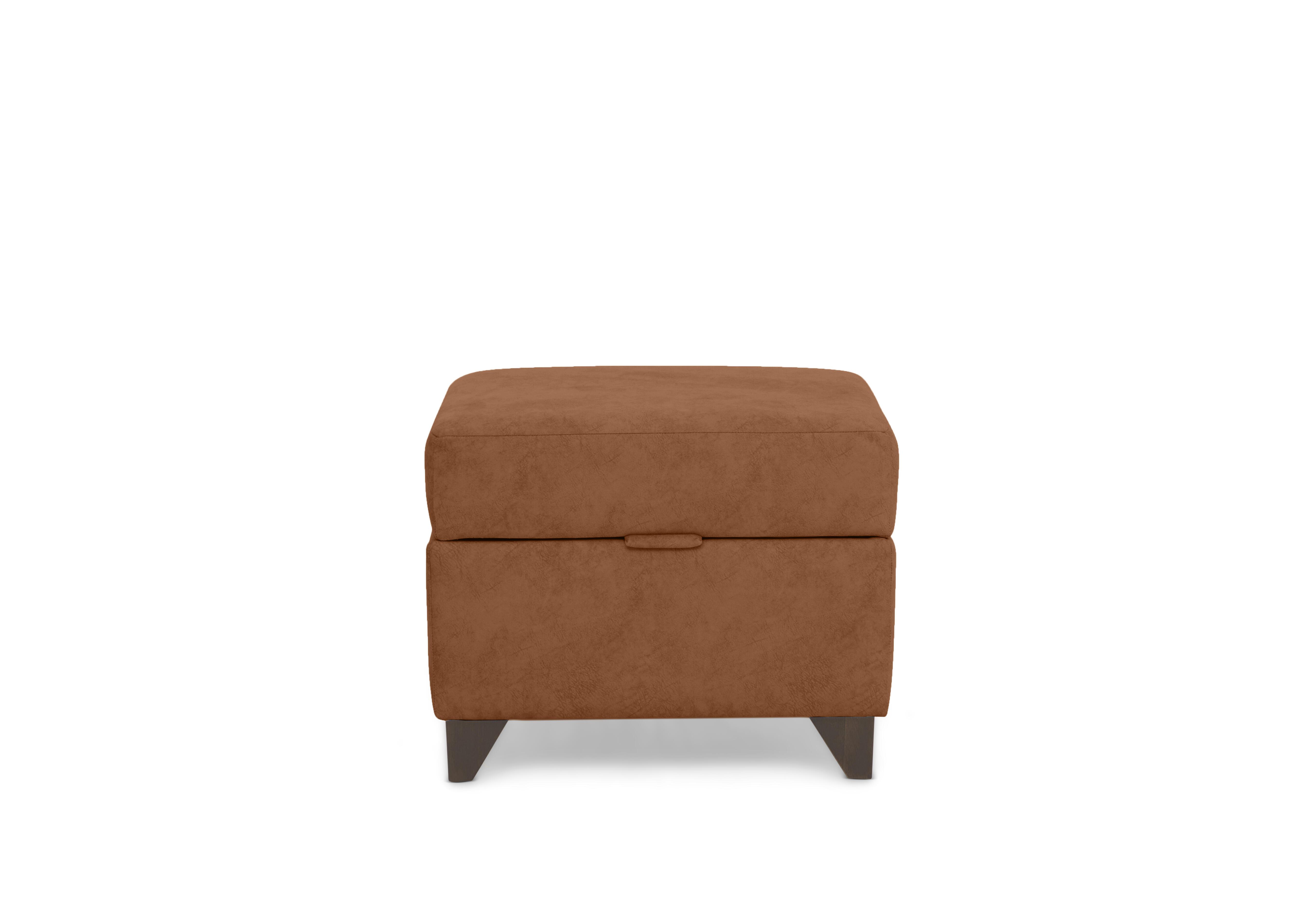 Soho Storage Footstool in Garda Apricot Dw Ft on Furniture Village