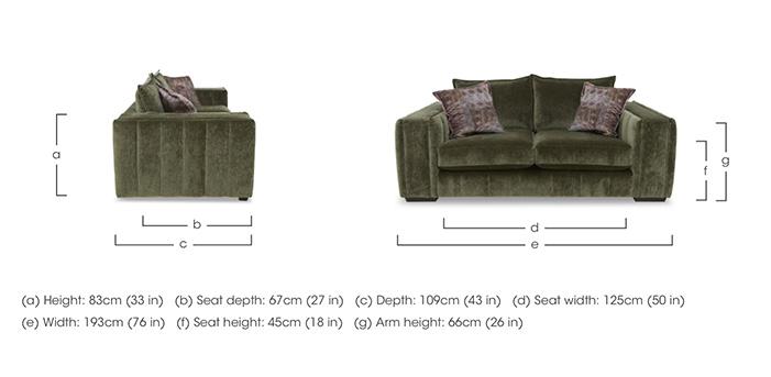 Garland 2 Seater Sofa in  on Furniture Village