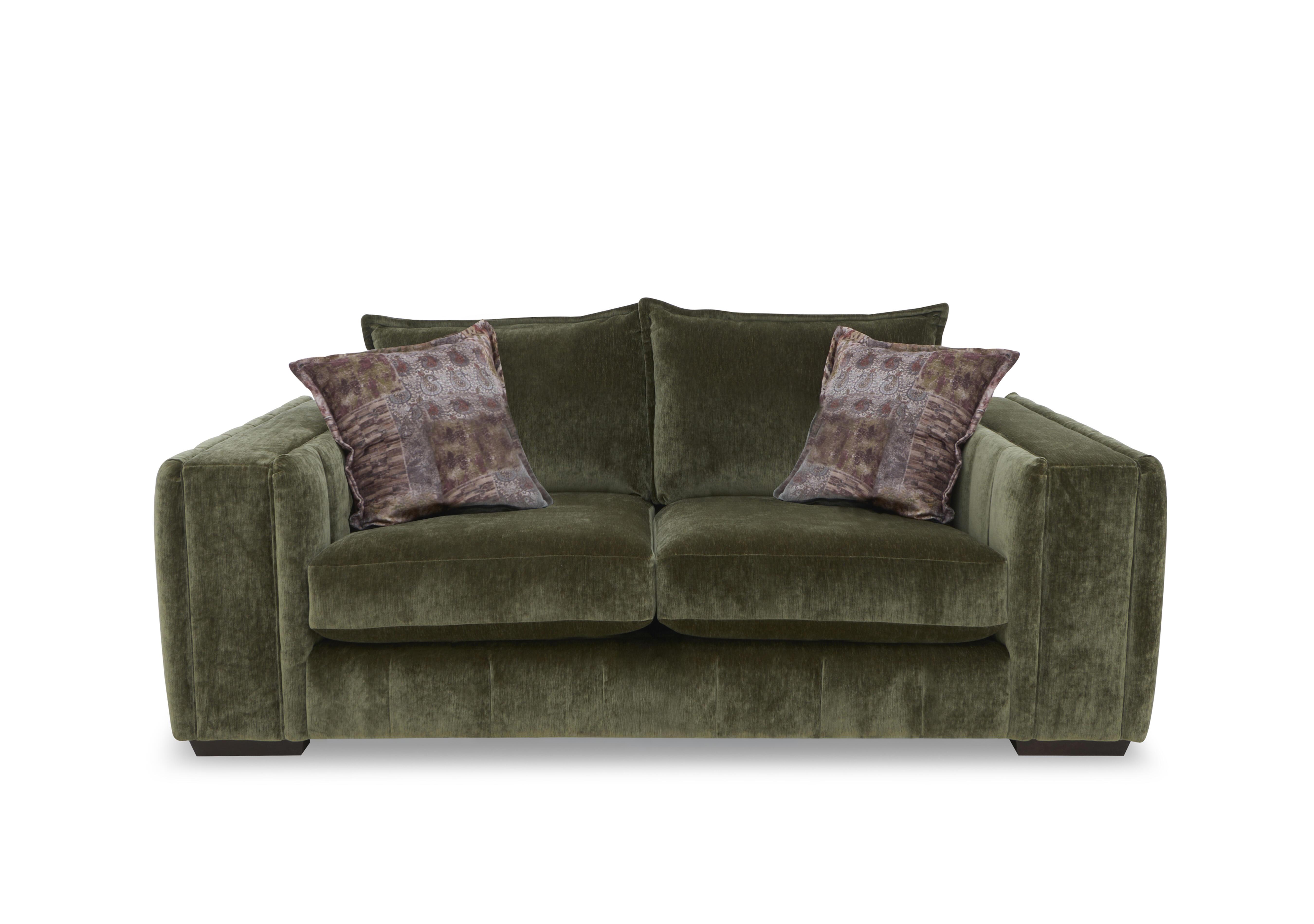 Oh So Glam Garland 2 Seater Sofa in California Olive Dw Ft on Furniture Village