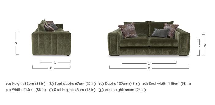 Garland 3 Seater Sofa in  on Furniture Village