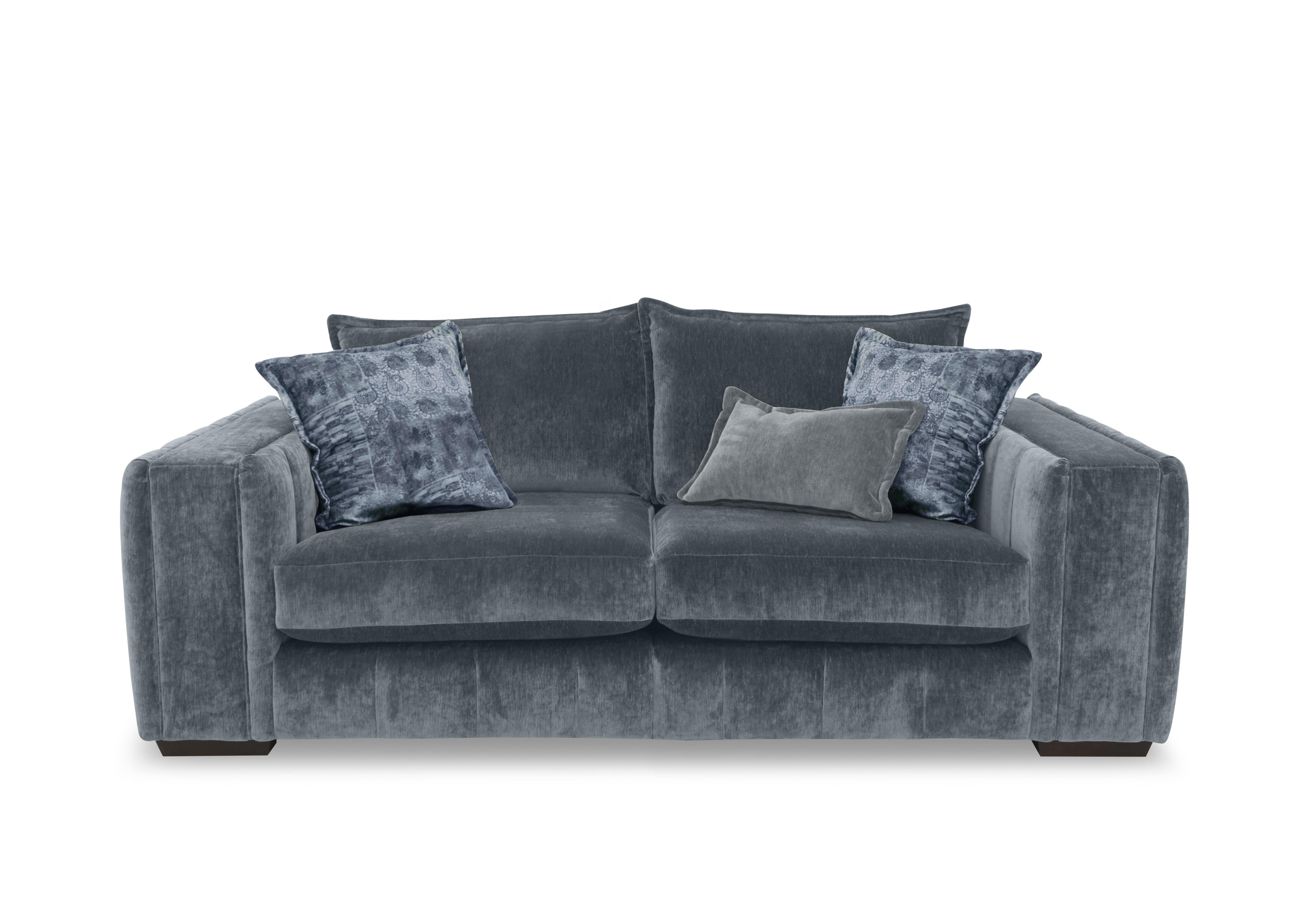 Garland 3 Seater Sofa in California Dolphin Grey Dw Ft on Furniture Village