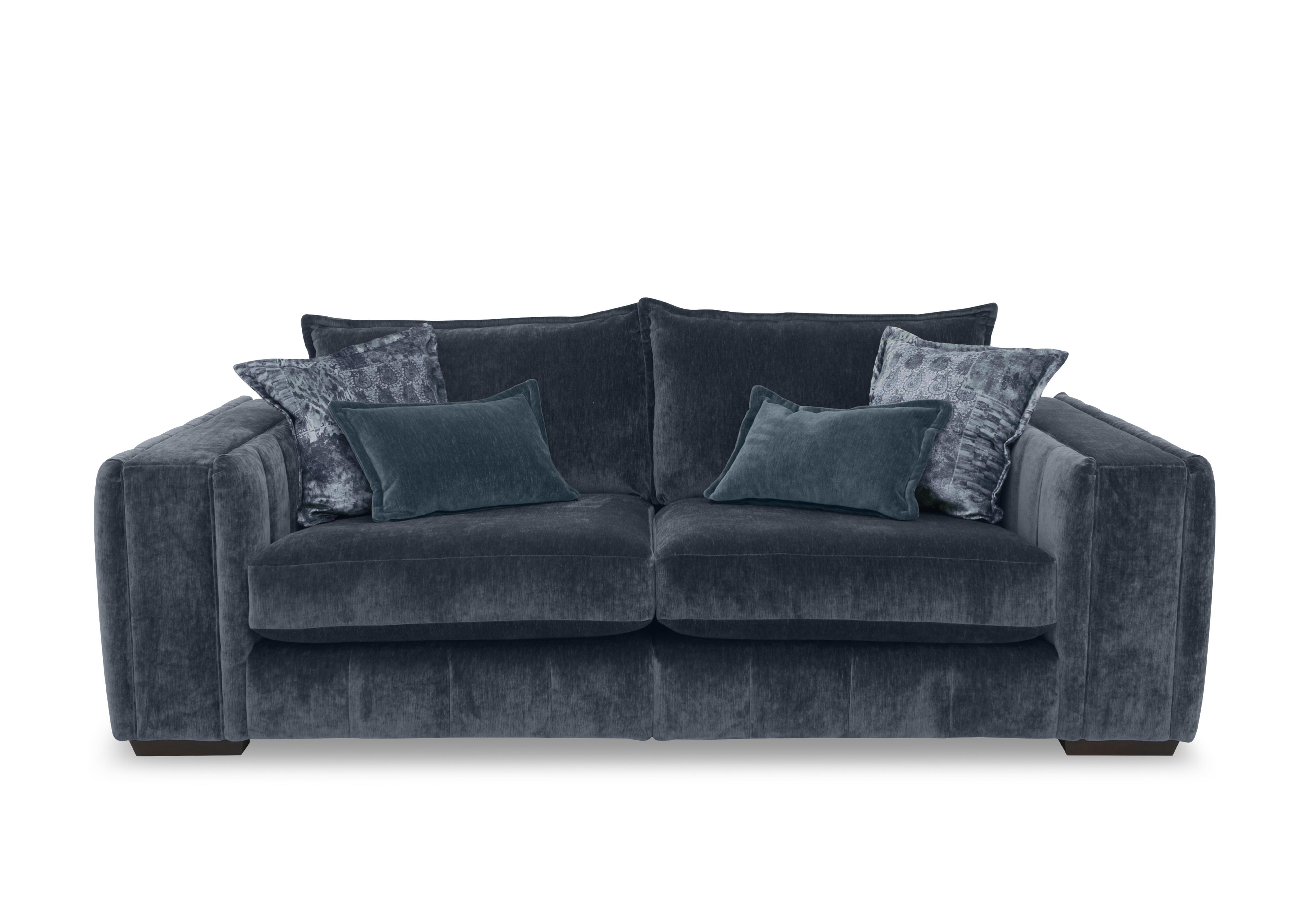 Garland 4 Seater Split Frame Sofa in California Anthracite Dw Ft on Furniture Village