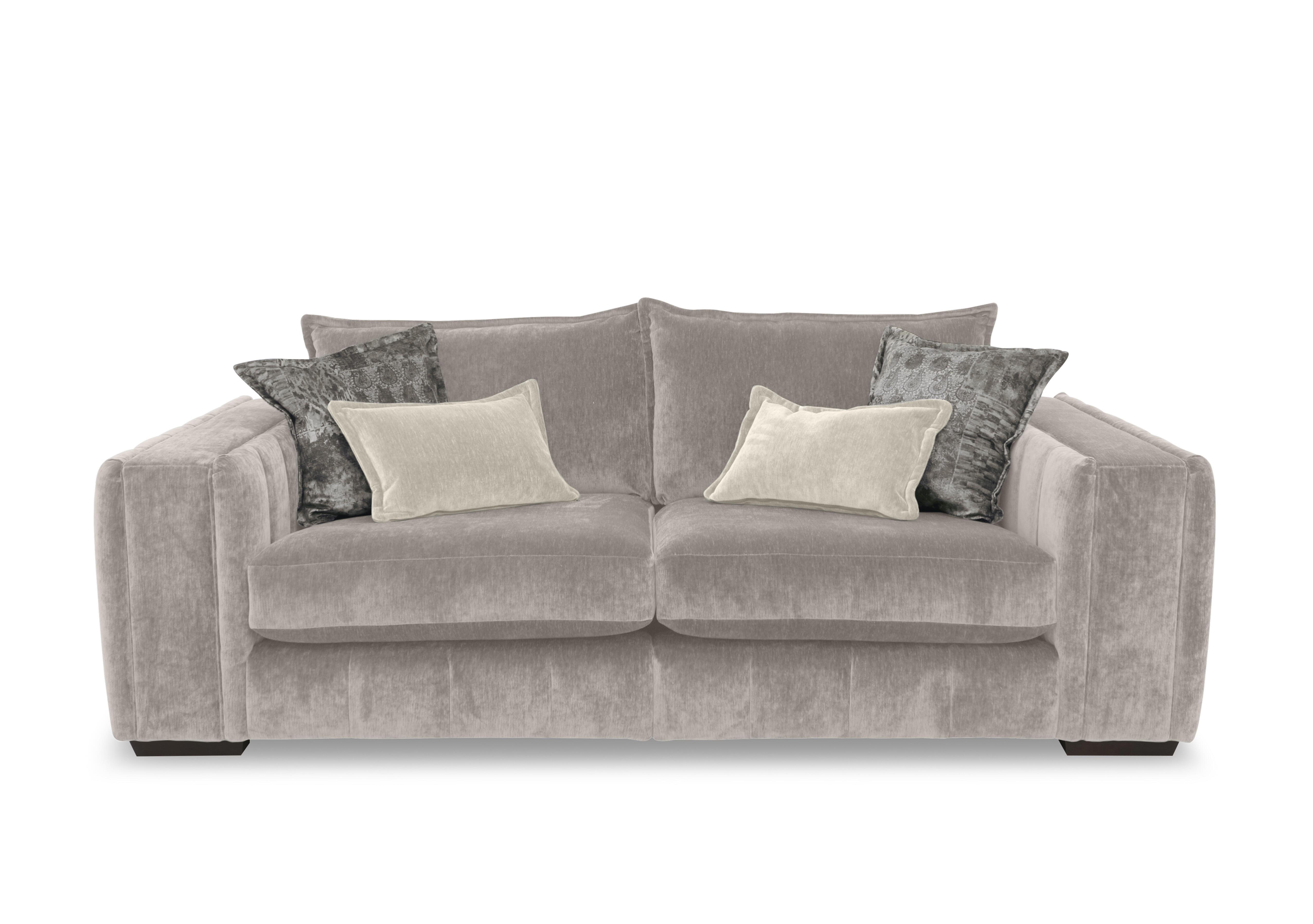 Garland 4 Seater Split Frame Sofa in California Cobblestone Dw Ft on Furniture Village