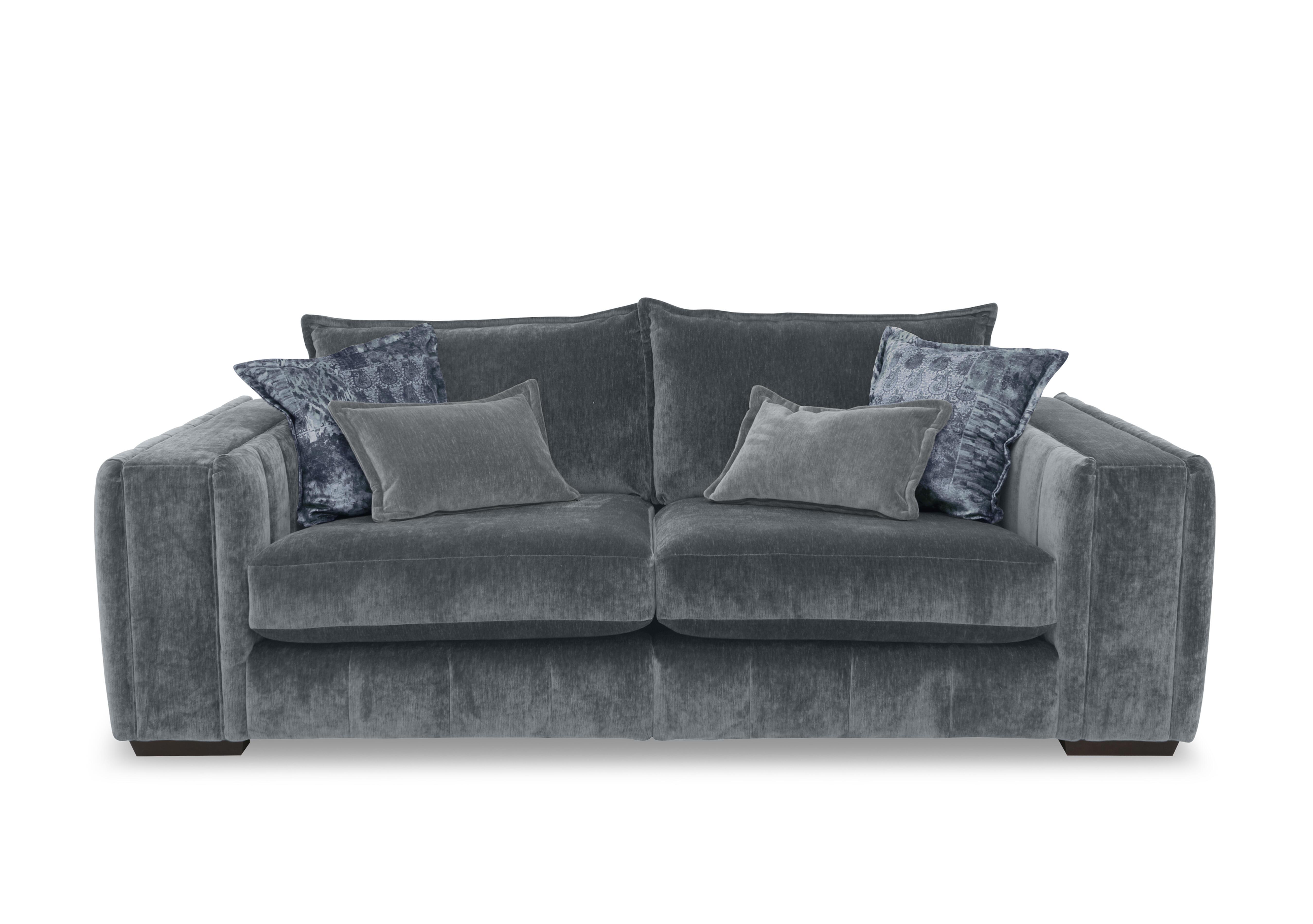 Garland 4 Seater Split Frame Sofa in California Dolphin Grey Dw Ft on Furniture Village