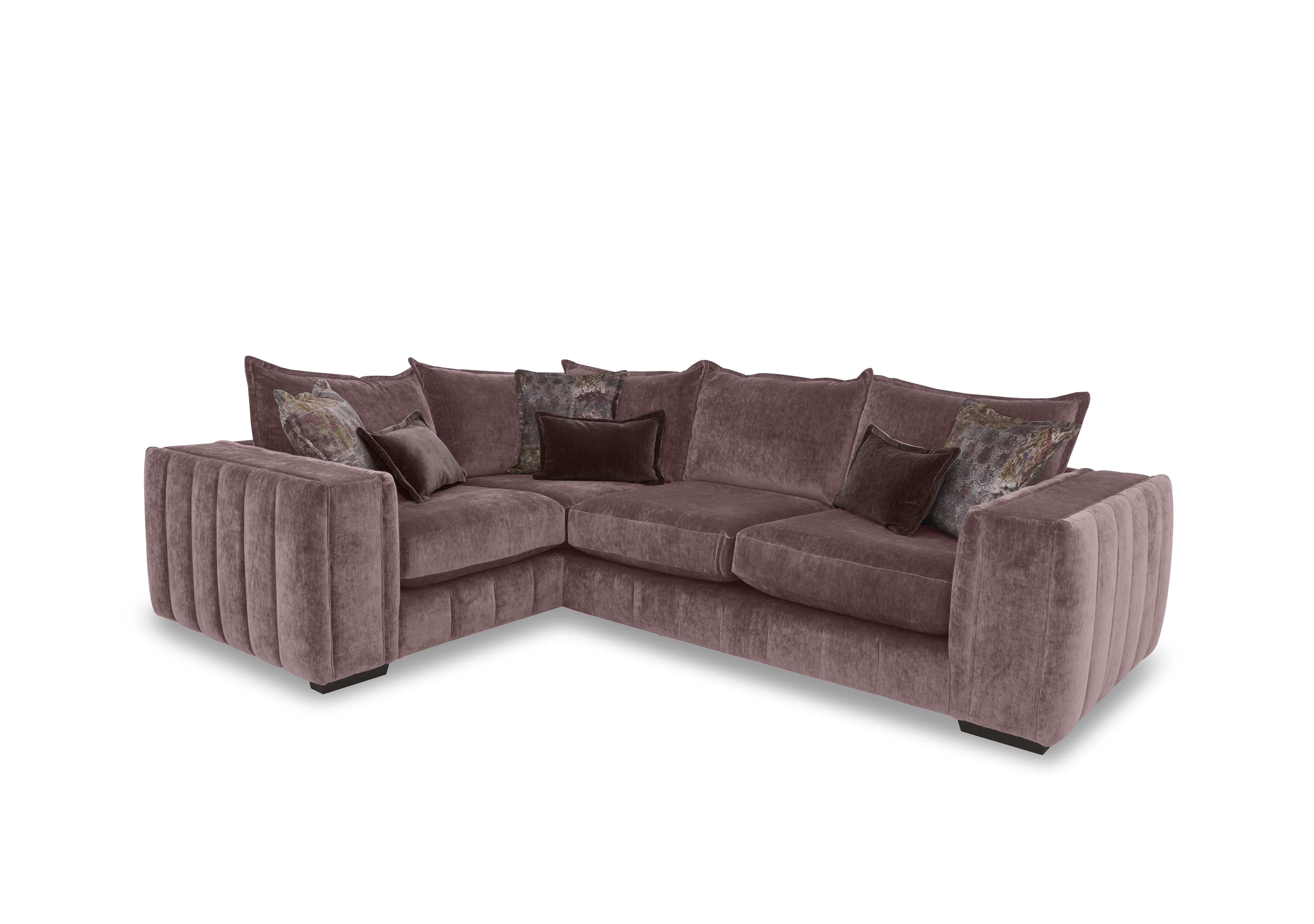 Garland Corner Sofa in California Pink Dw Ft on Furniture Village
