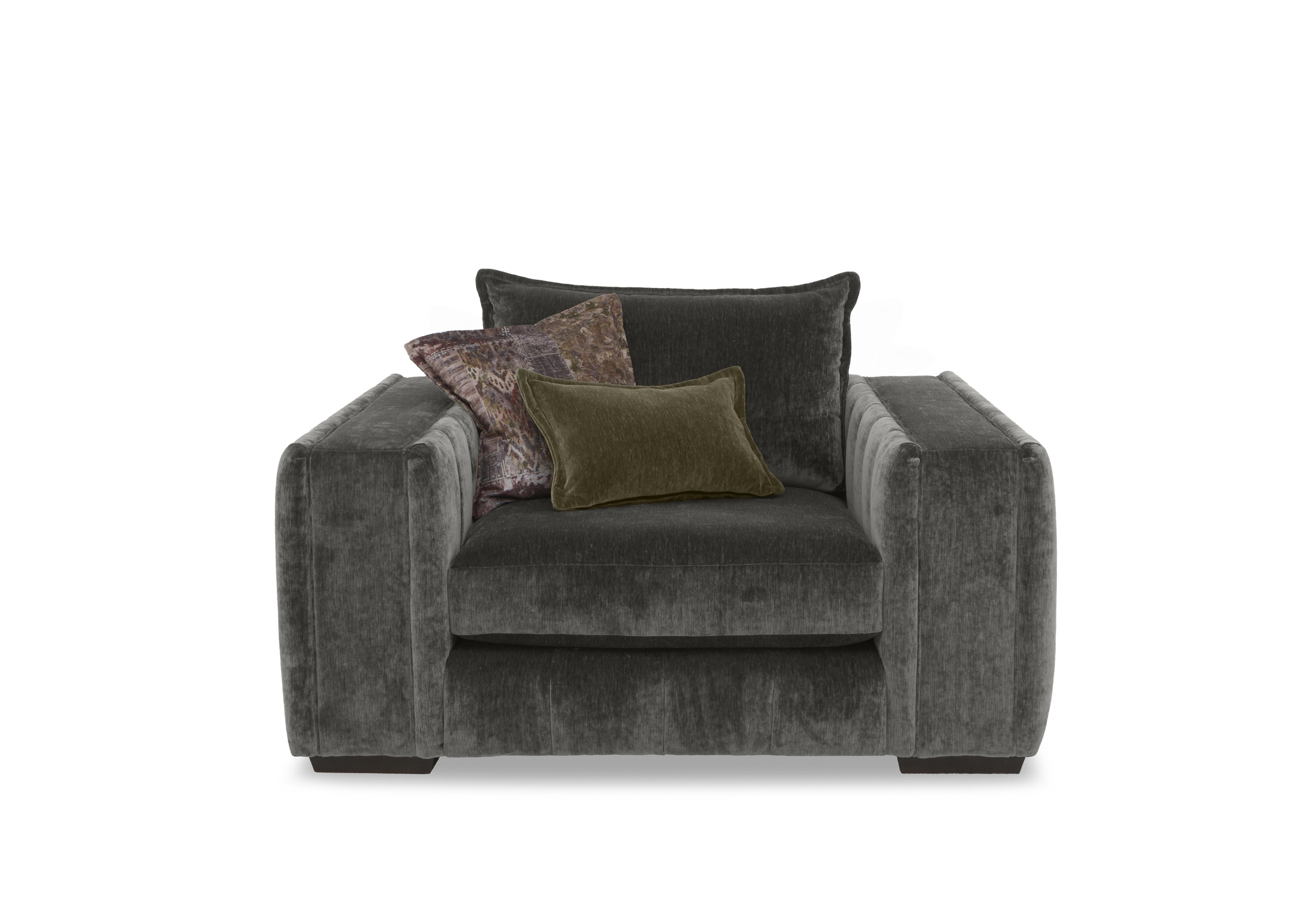 Oh So Glam Garland Snuggler in California Stone Dw Ft on Furniture Village