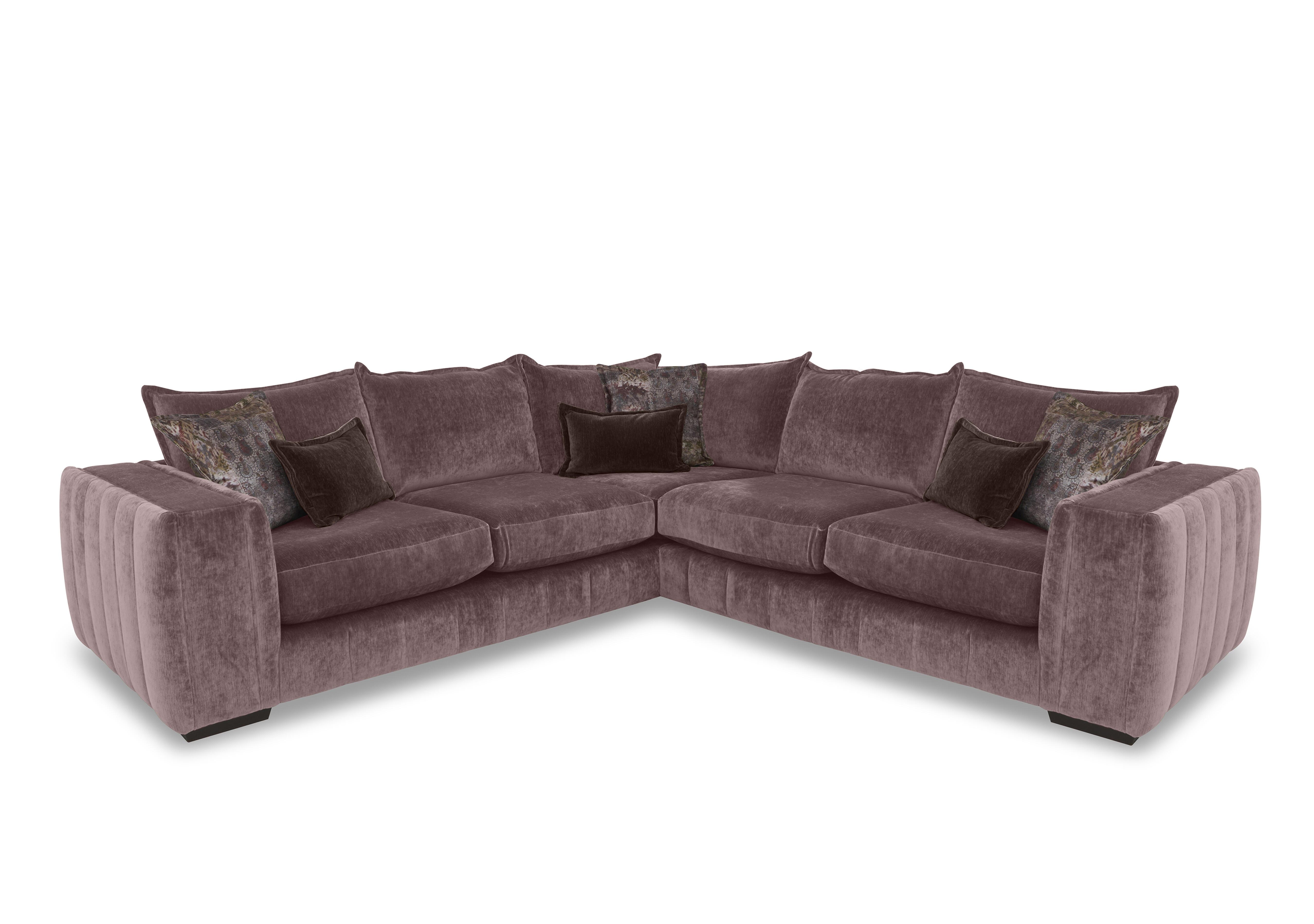 Garland Large Corner Sofa in California Pink Dw Ft on Furniture Village